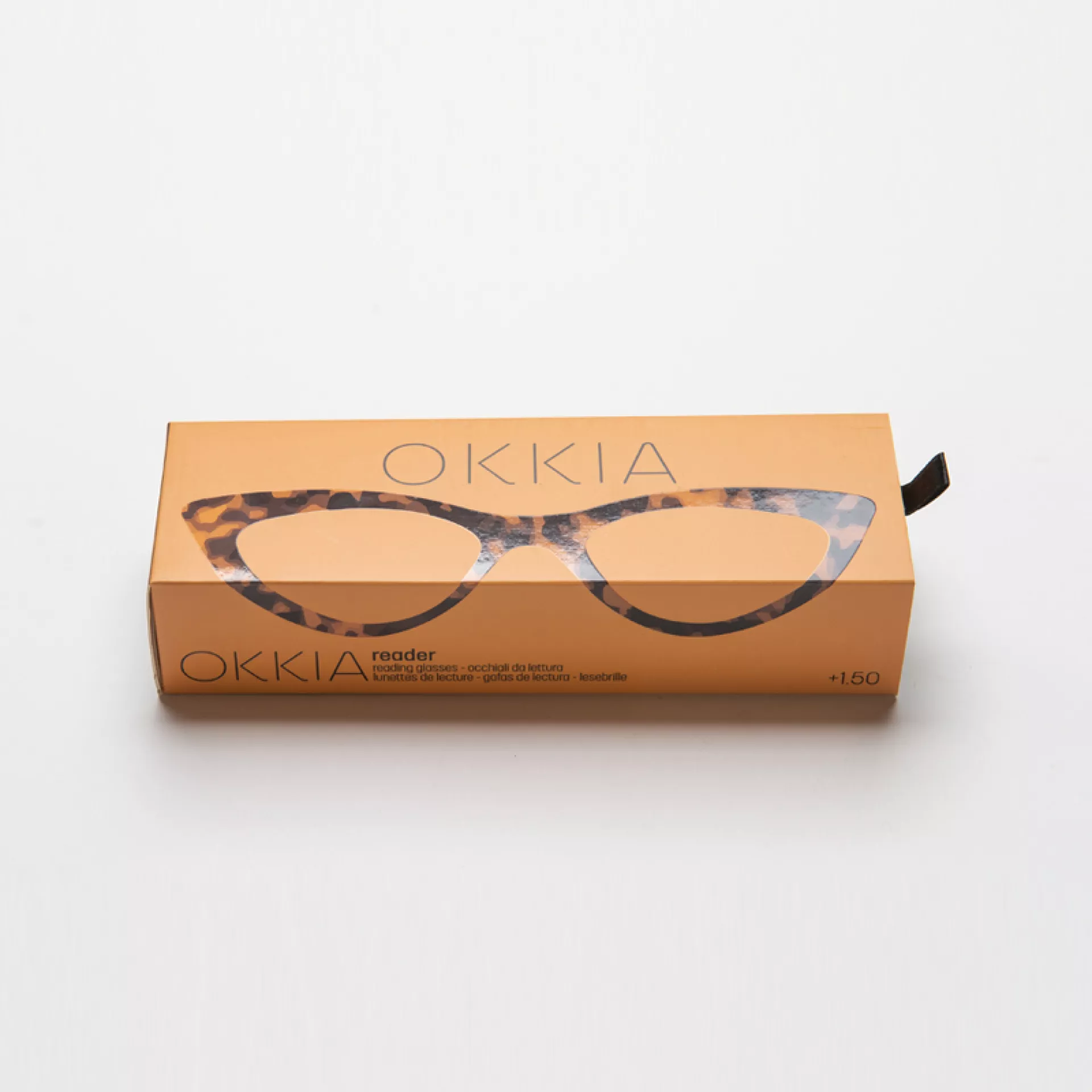 Γυαλιά διαβάσματος πρεσβυωπίας okkia Adriana Small Cat Eye - Classic Havana