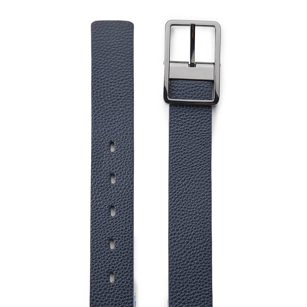 Verde Ανδρική Δερμάτινη Ζώνη διπλής όψης 17-0189 Μπλέ-Καφέ 125cm Verde Ανδρική Δερμάτινη Ζώνη διπλής όψης 17-0189 Μπλέ-Καφέ 125cm