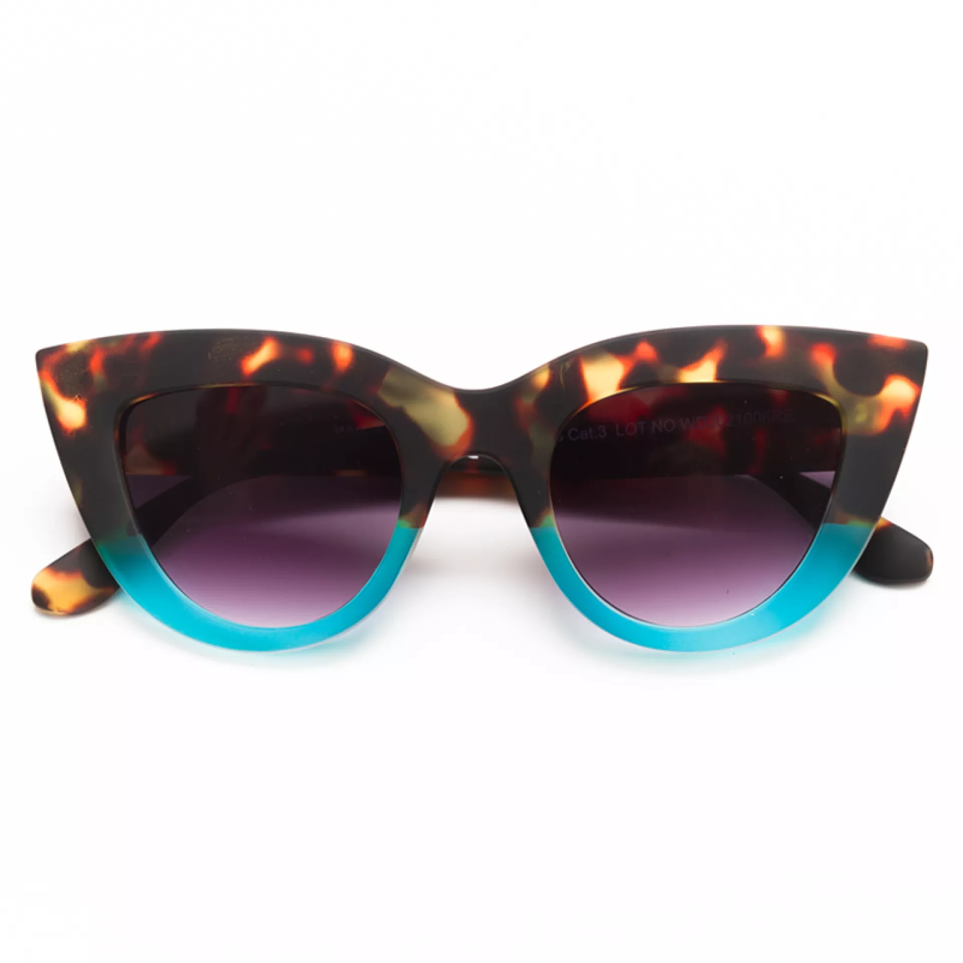 Okkia γυαλιά ηλίου Claudia Big Cat Eye – Havana and blue Okkia γυαλιά ηλίου Claudia Big Cat Eye – Havana and blue