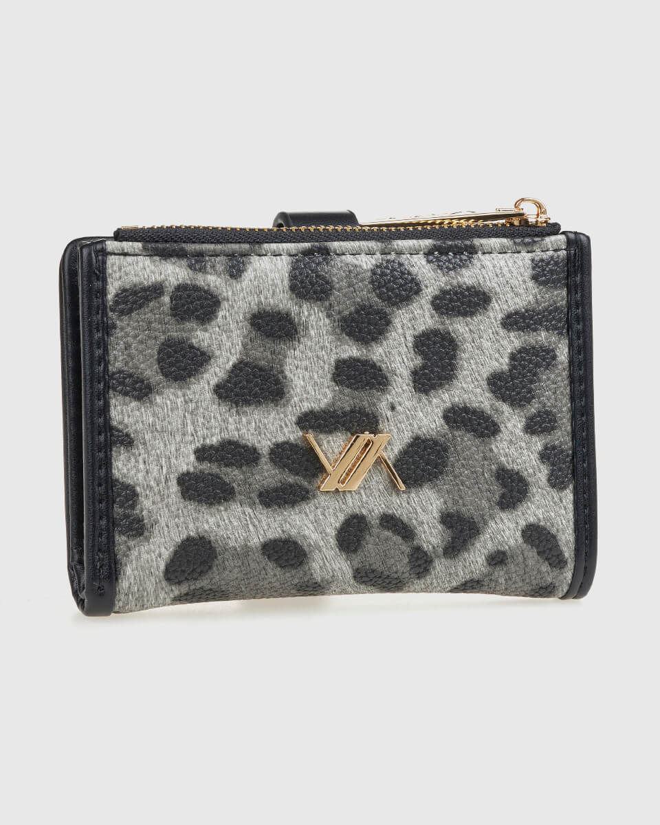 VERDE ΓΥΝΑΙΚΕΙΟ ΠΟΡΤΟΦΟΛΙ 18-0001558 ANIMAL PRINT ΜΑΥΡΟ