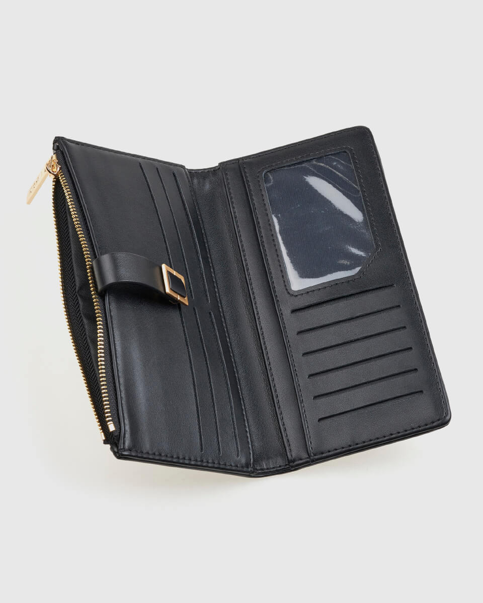 VERDE ΓΥΝΑΙΚΕΙΟ ΠΟΡΤΟΦΟΛΙ 18-0001559 ANIMAL PRINT ΜΑΥΡΟ