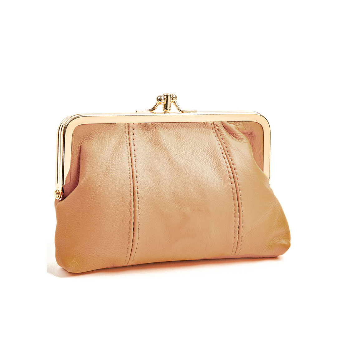 Sequoia δερμάτινο πορτοφόλι για κερματα με κλιπ 18-0002 taupe