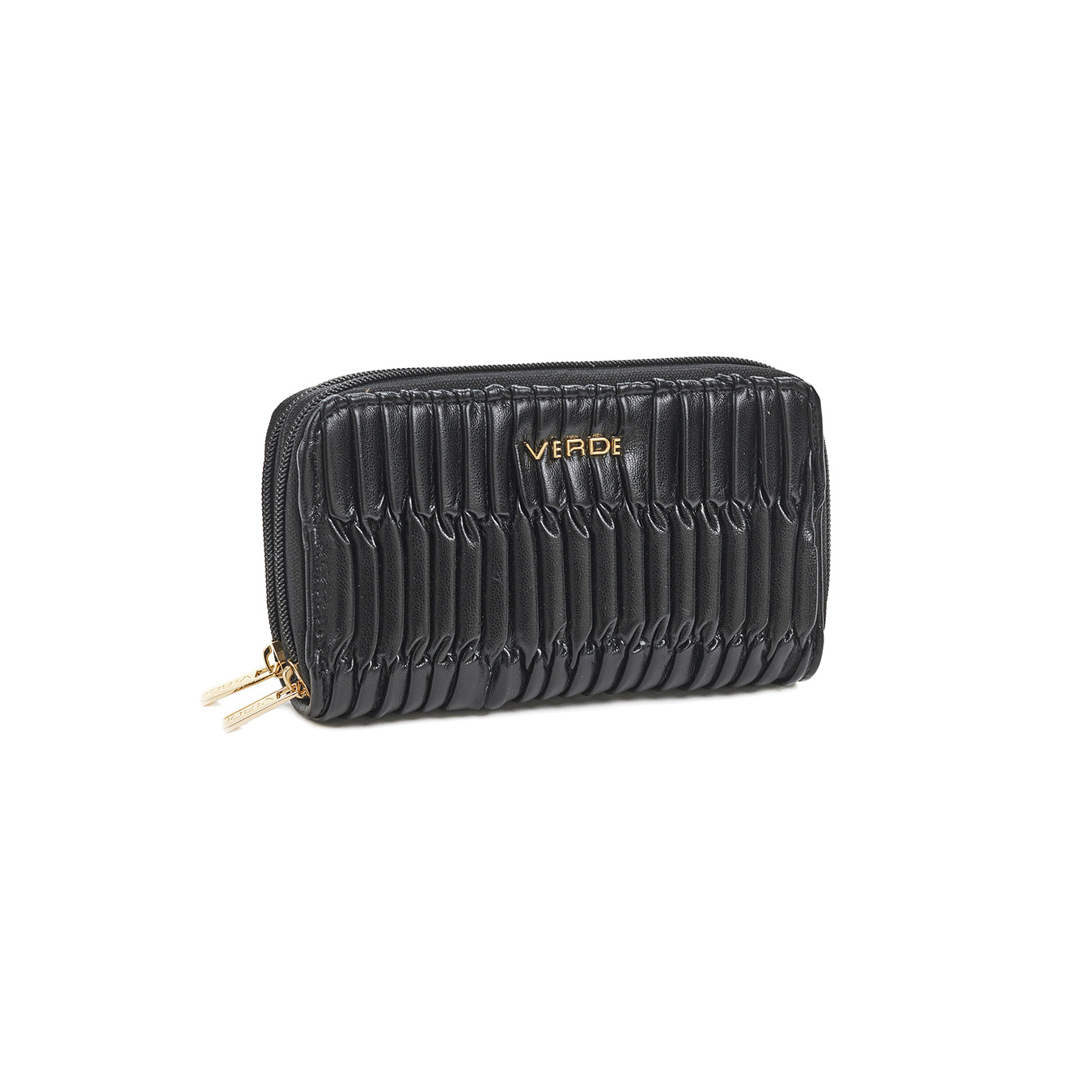 Verde Γυναικείο Πορτοφόλι Μεγάλο 18-1220 Μαύρο