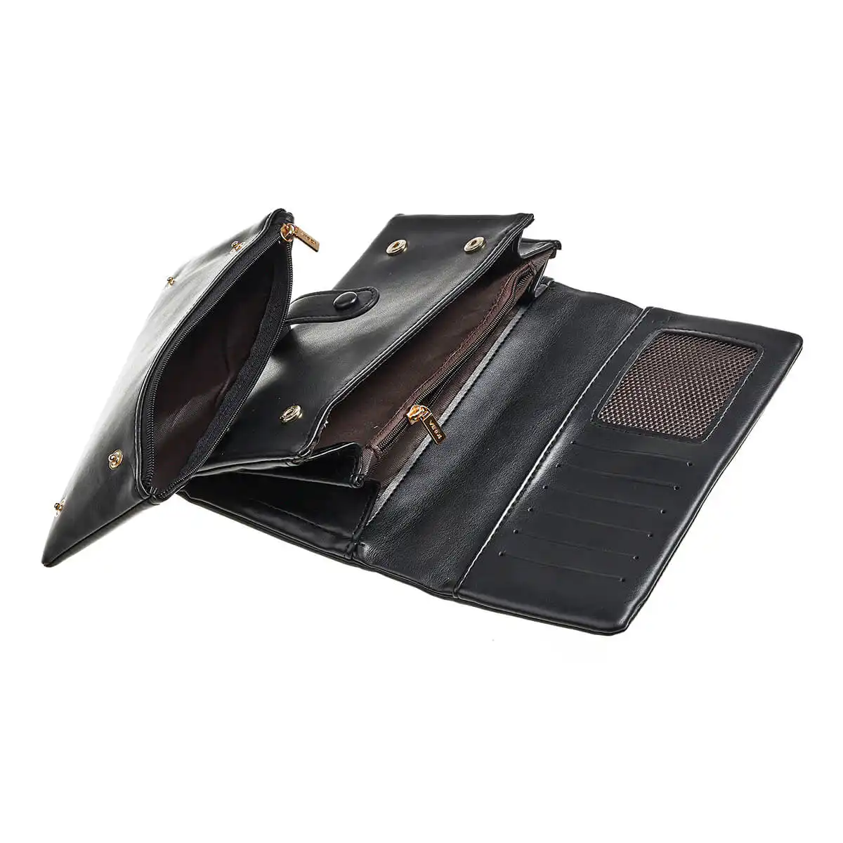 Verde Γυναικείο Πορτοφόλι 18-1356 Μαύρο