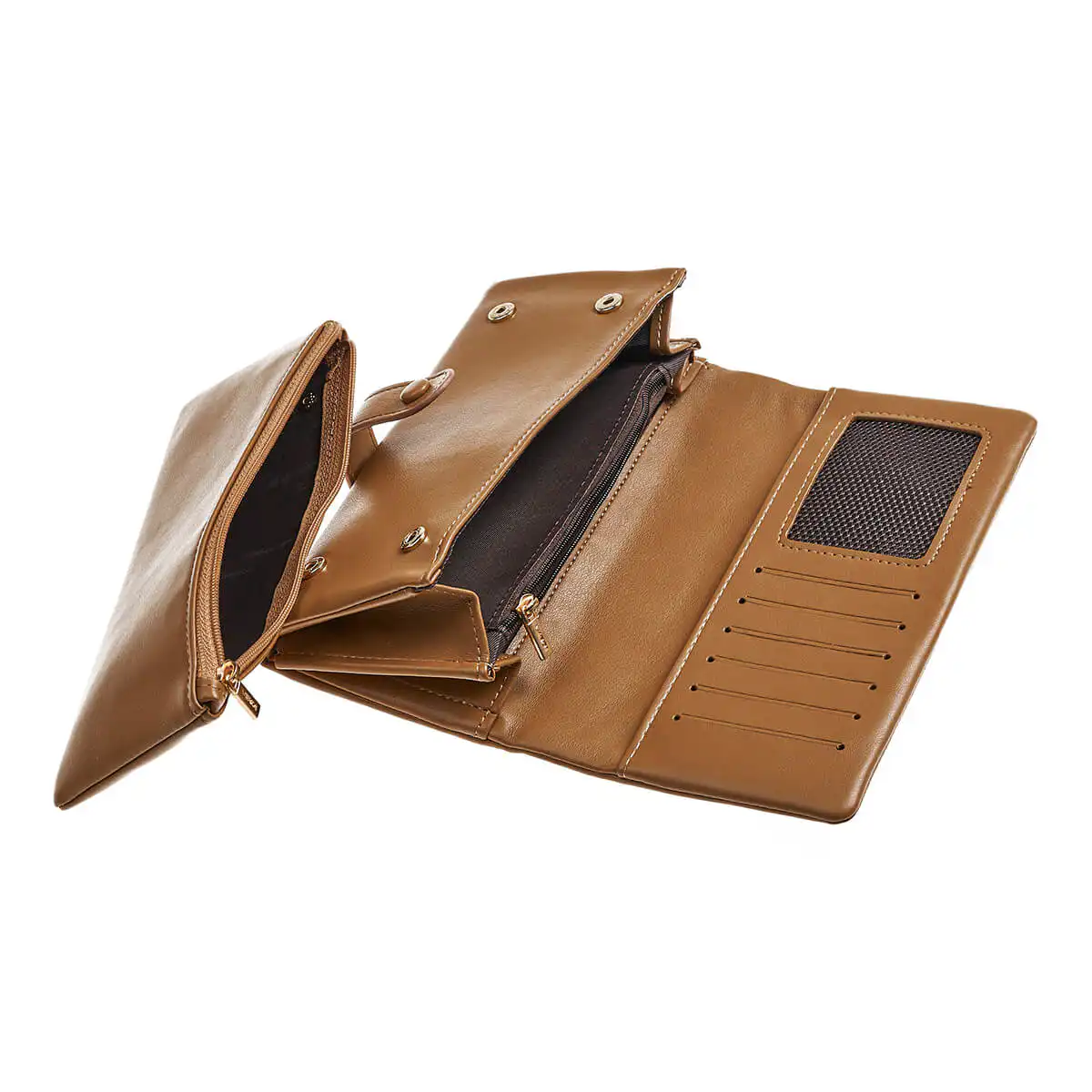 Verde Γυναικείο Πορτοφόλι 18-1356 Μπεζ