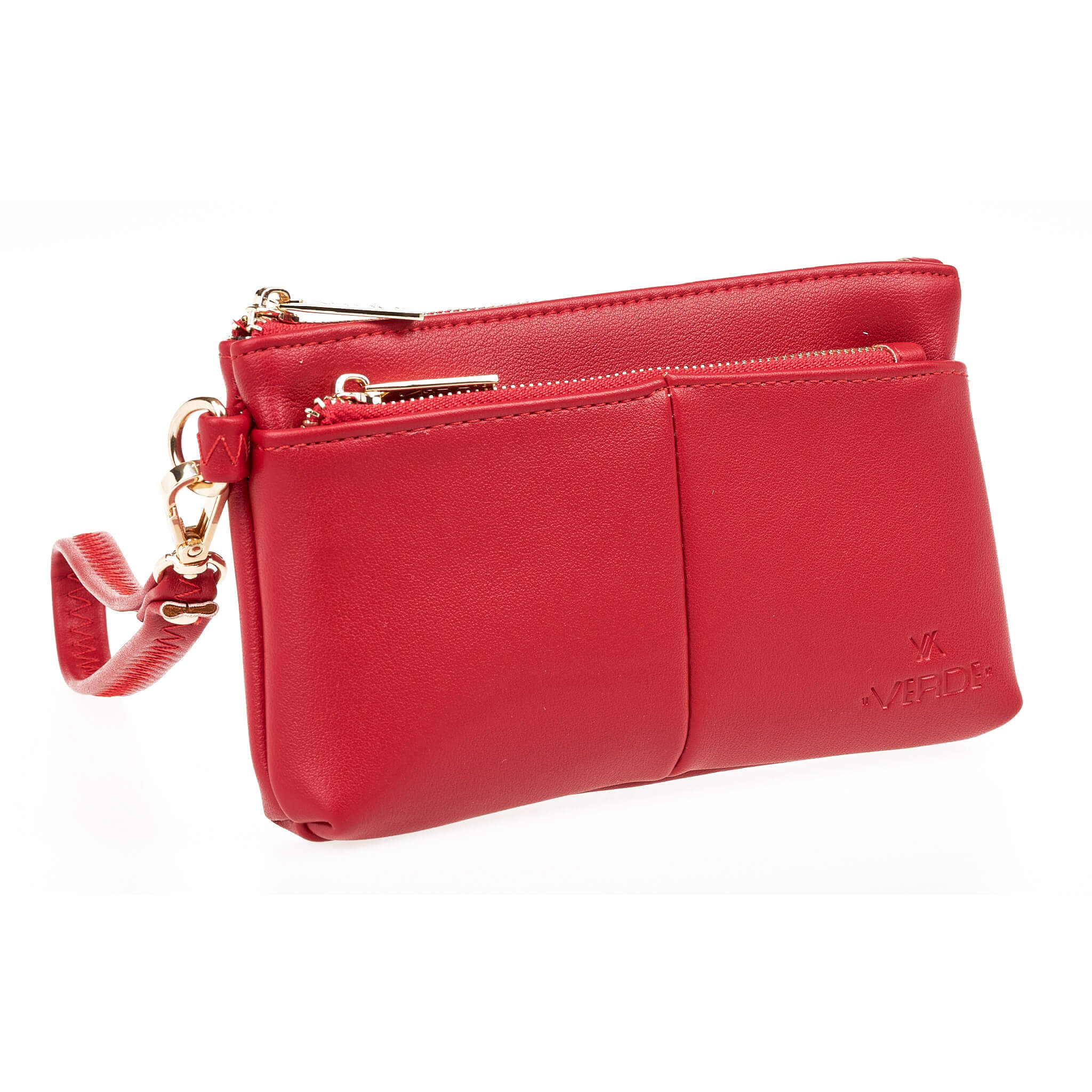 Verde Γυναικείο Πορτοφόλι 18-1357 Κόκκινο