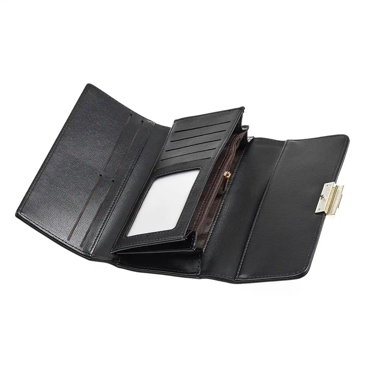 Verde Γυναικείο Πορτοφόλι 18-1361 Μαύρο