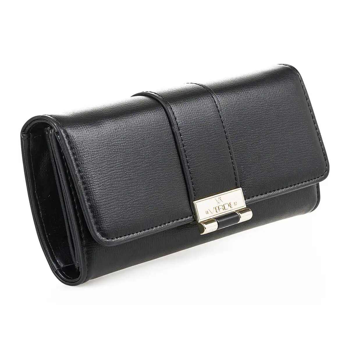 Verde Γυναικείο Πορτοφόλι 18-1361 Μαύρο