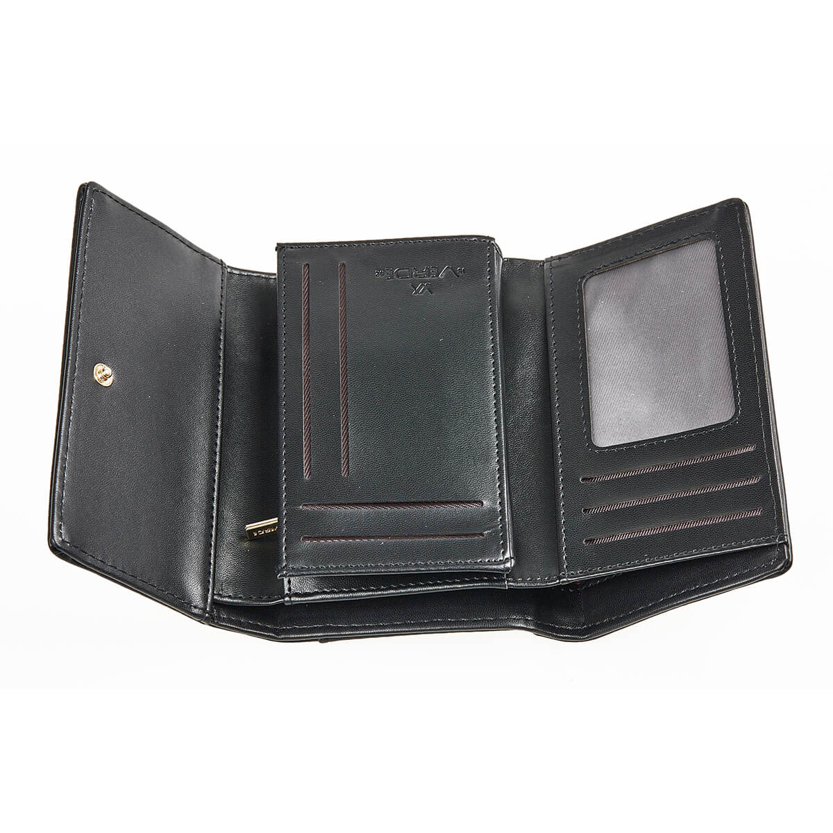 Verde Γυναικείο Πορτοφόλι 18-1369 Μαύρο