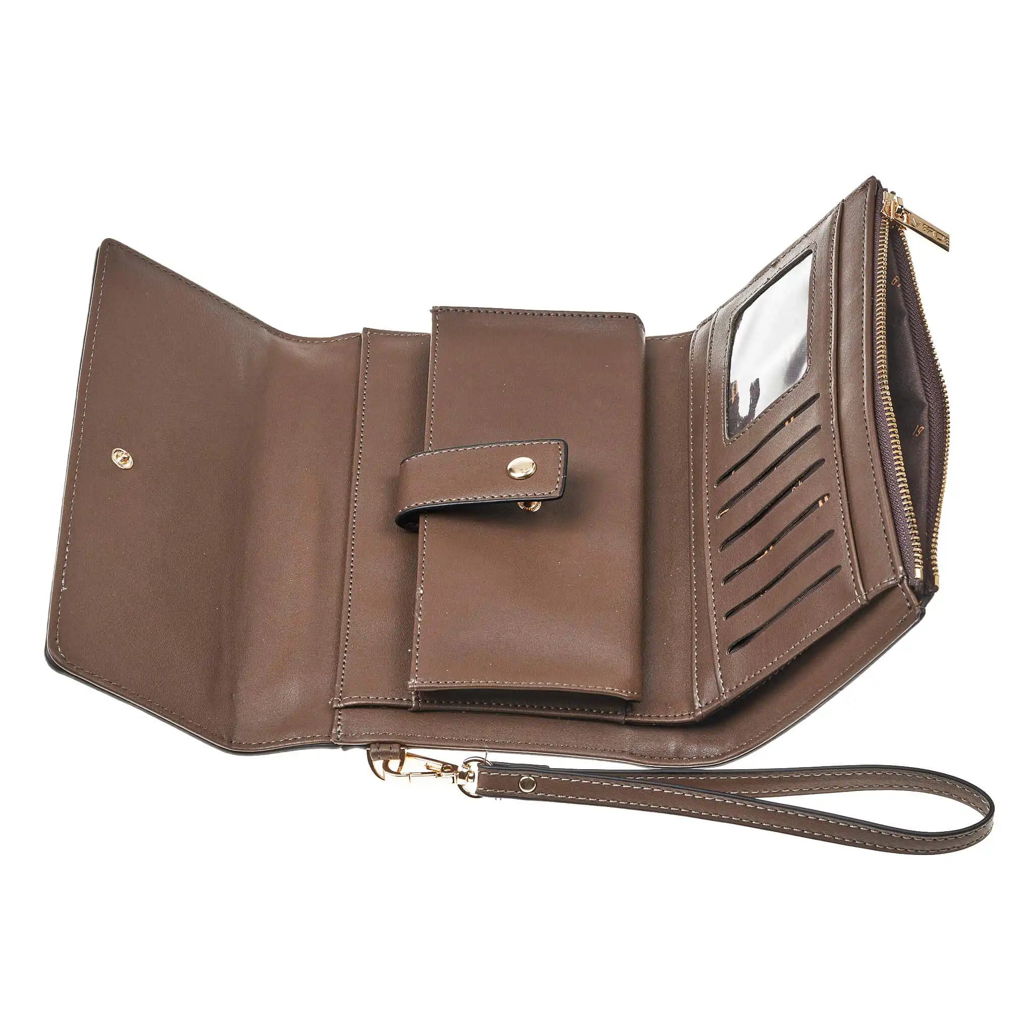 Verde Γυναικείο Πορτοφόλι 18-1377 Καφέ