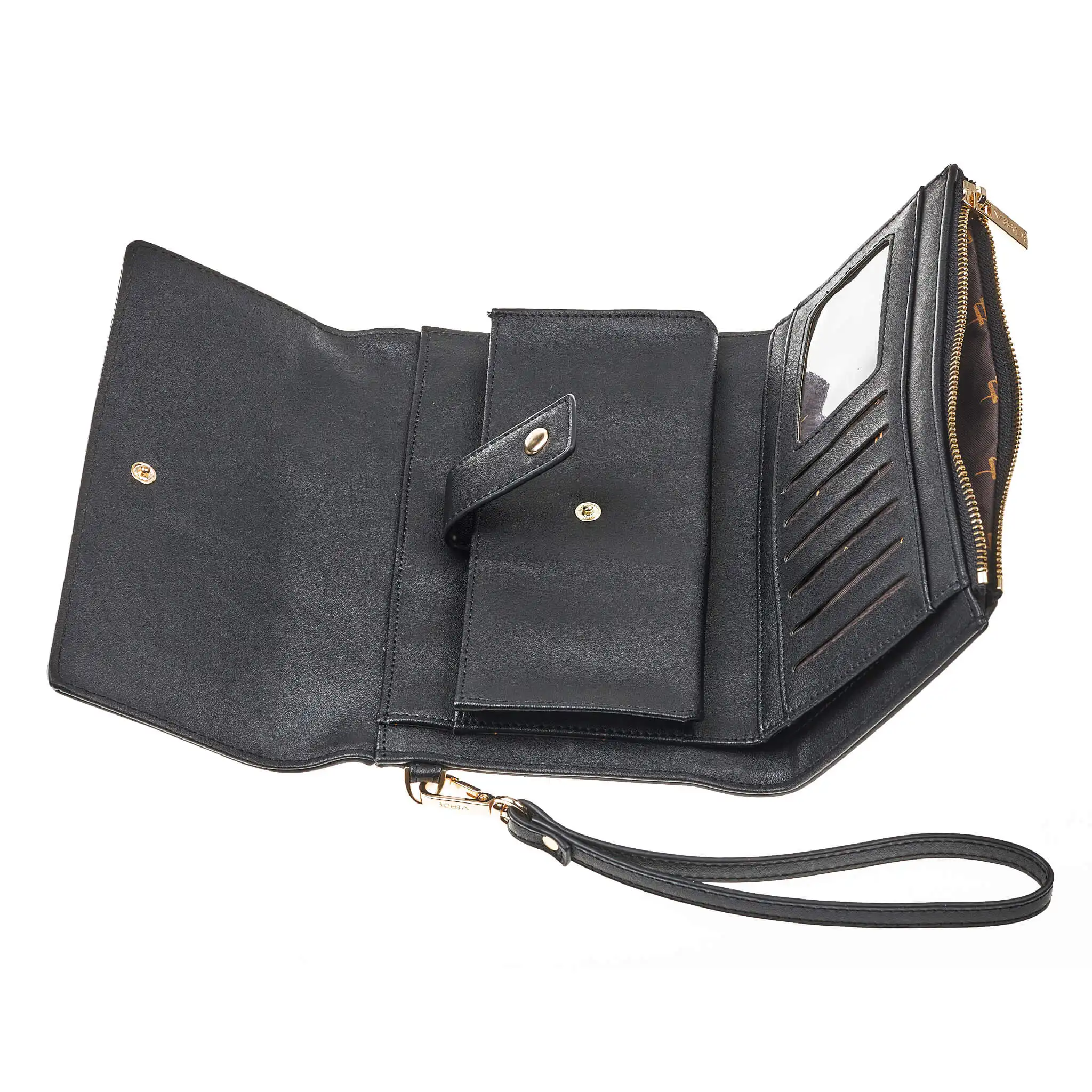 Verde Γυναικείο Πορτοφόλι 18-1377 Μαύρο