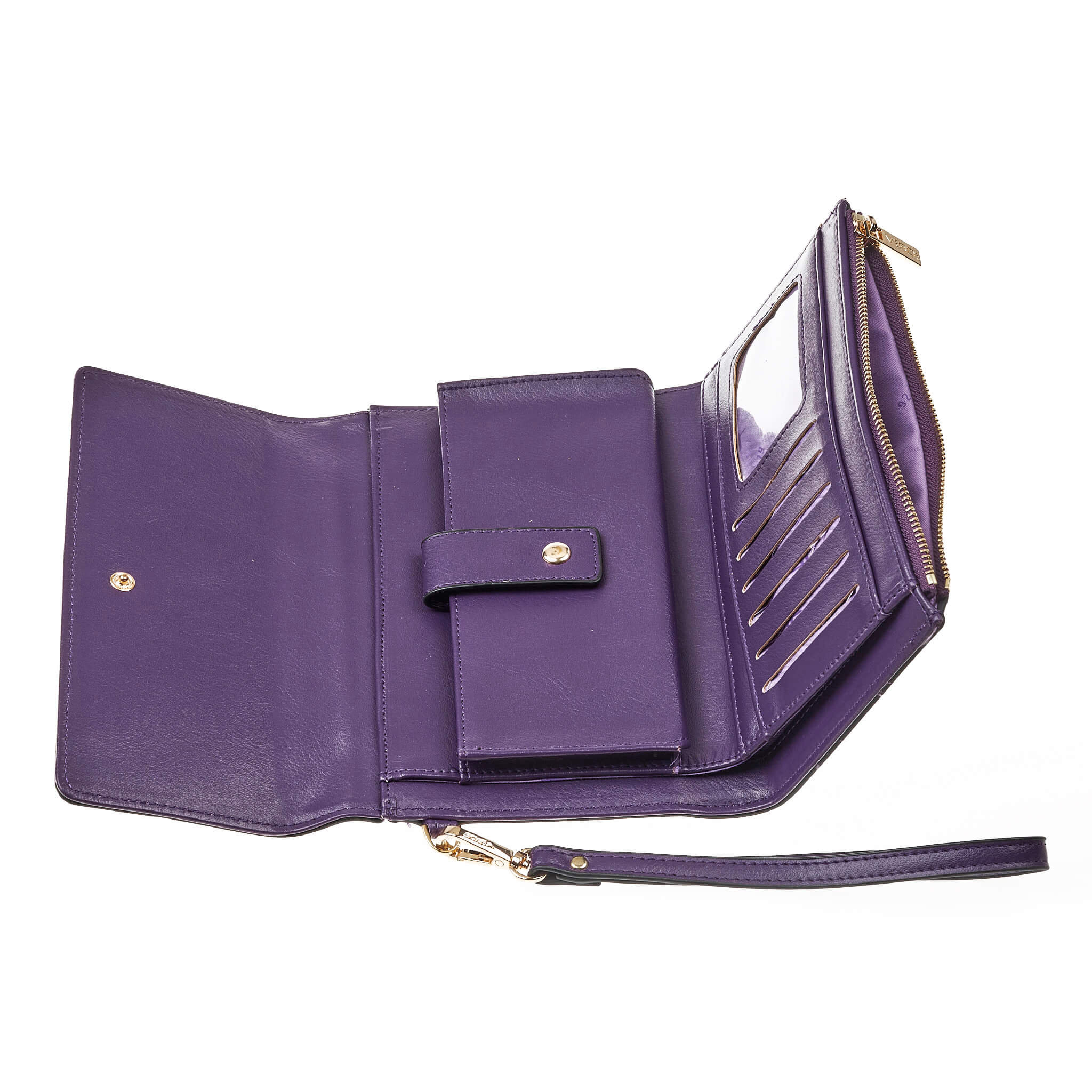 Verde Γυναικείο Πορτοφόλι 18-1377 Μωβ