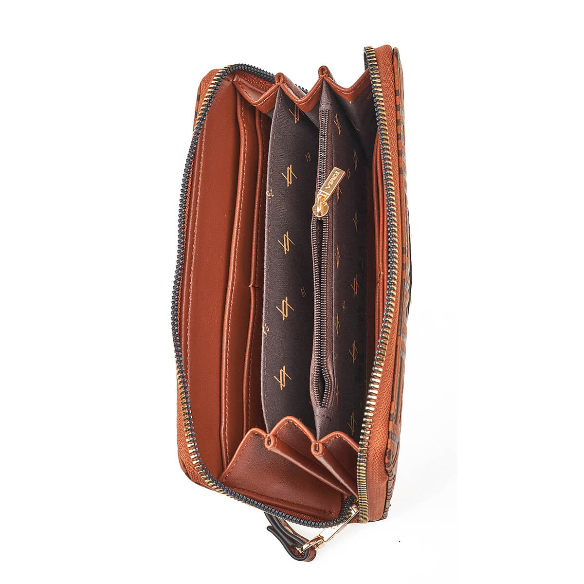 Verde Γυναικείο Πορτοφόλι 18-1379 Καμηλό