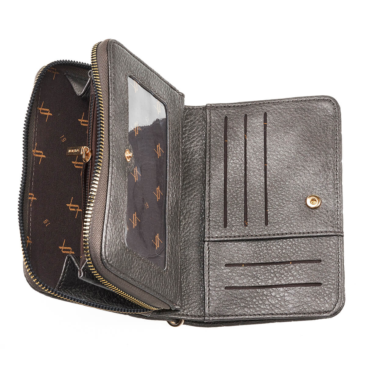 Verde Γυναικείο Πορτοφόλι 18-1381 Γκρι