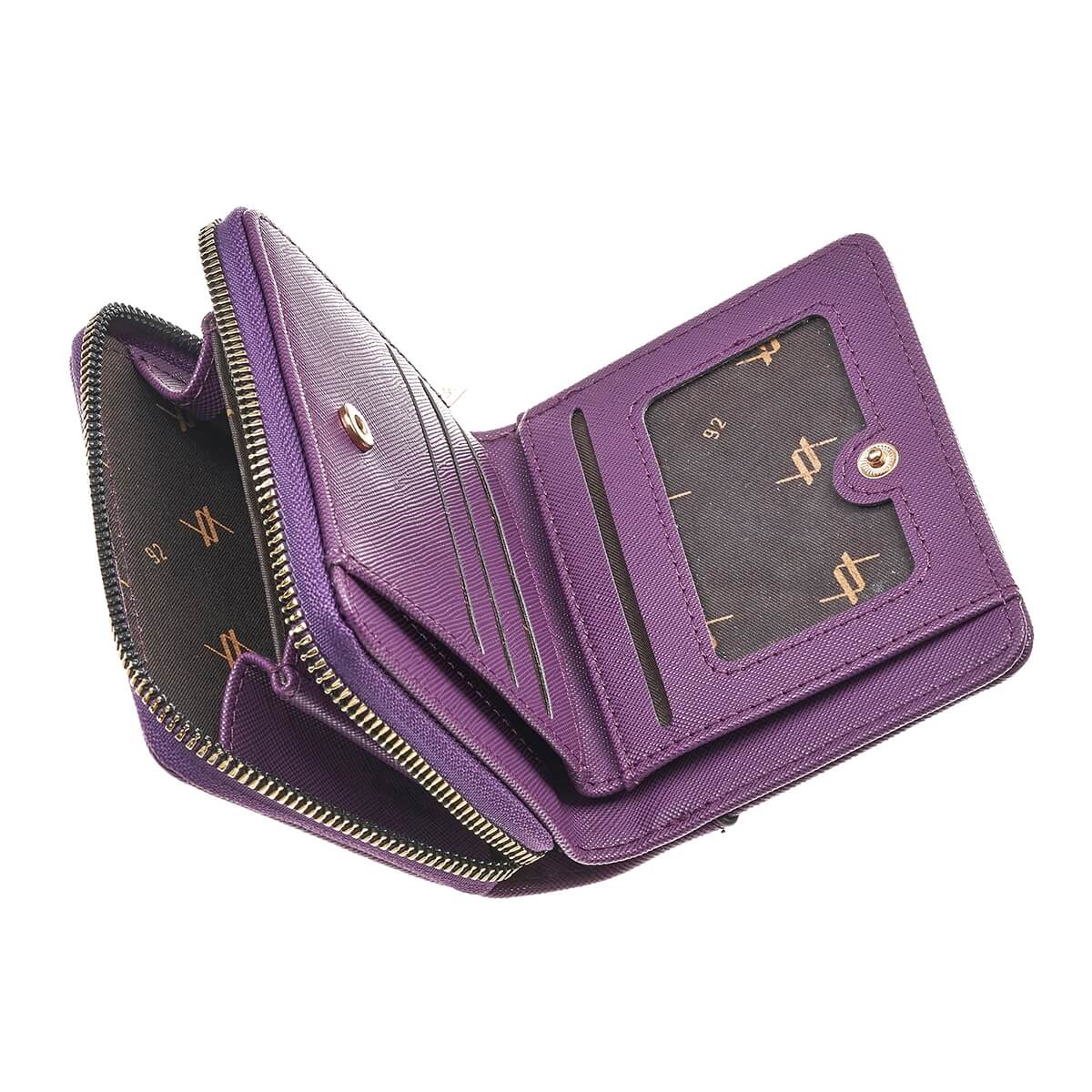 Verde Γυναικείο Πορτοφόλι 18-1384 Μωβ