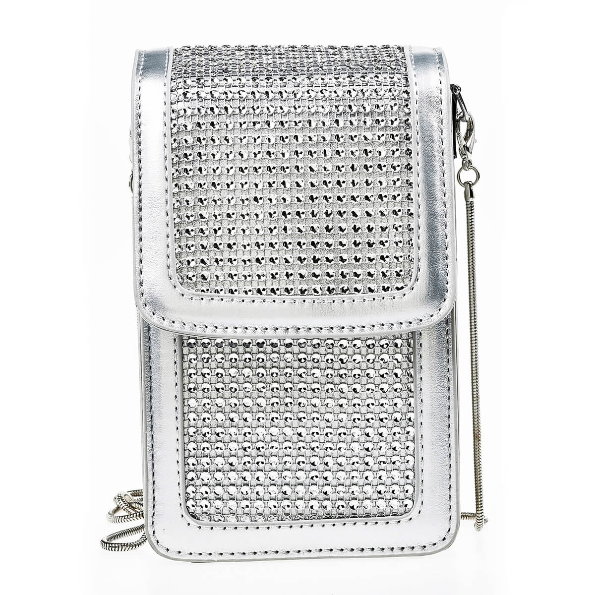 Verde Γυναικείο Πορτοφόλι 18-1390 Ασημί