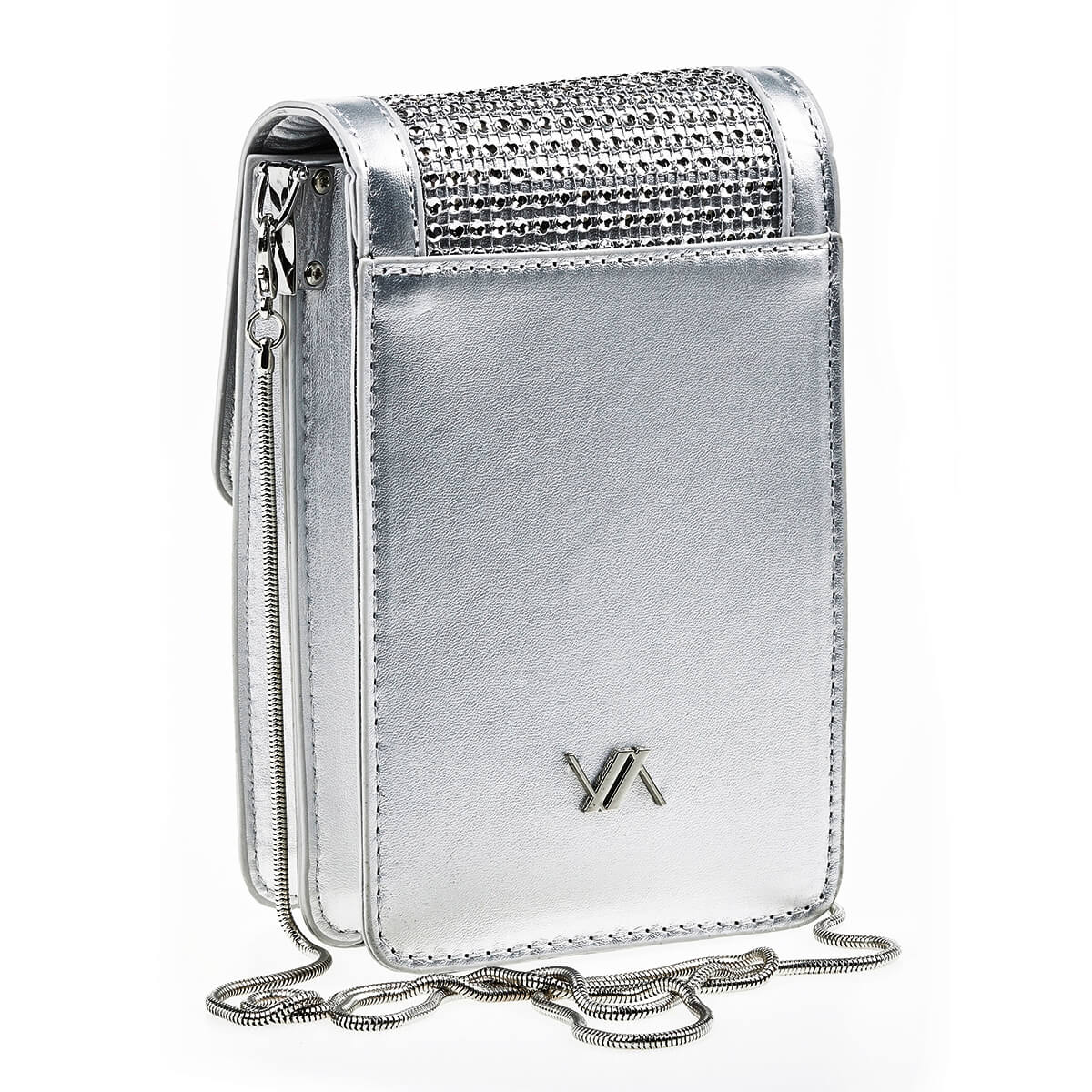 Verde Γυναικείο Πορτοφόλι 18-1390 Ασημί