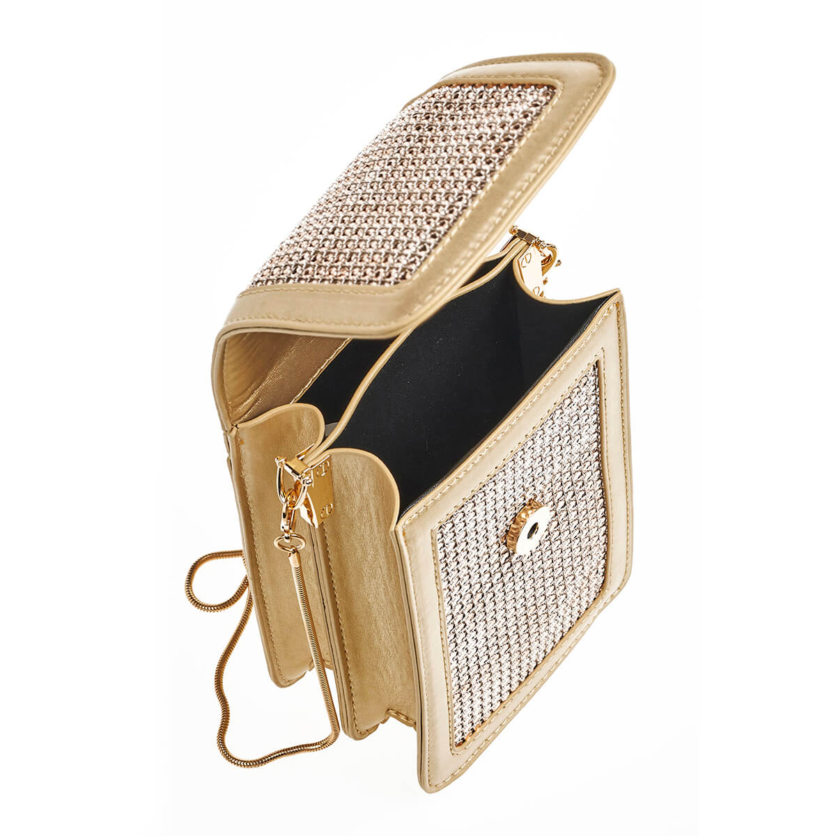 Verde Γυναικείο Πορτοφόλι 18-1390 Χρυσό