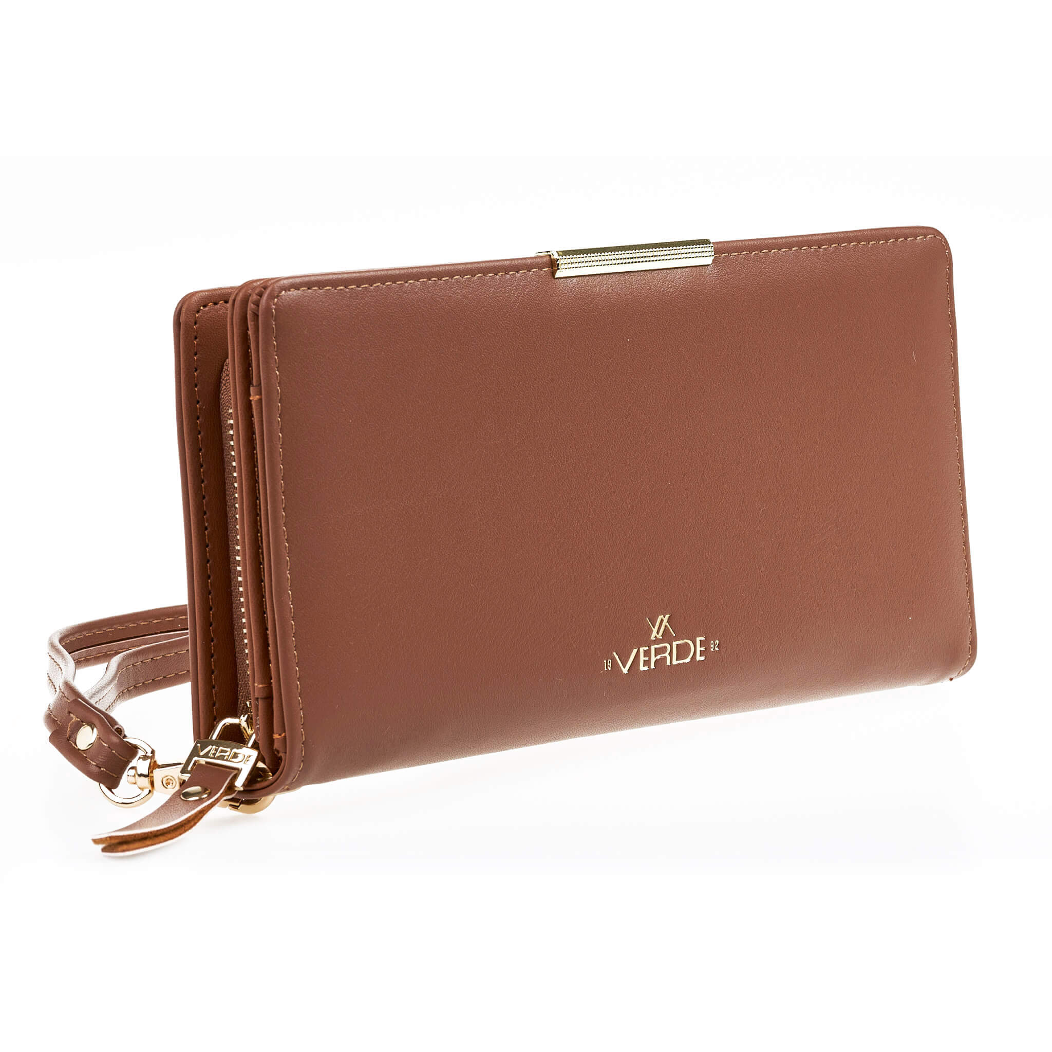 Verde Γυναικείο Πορτοφόλι 18-1395 Καφέ
