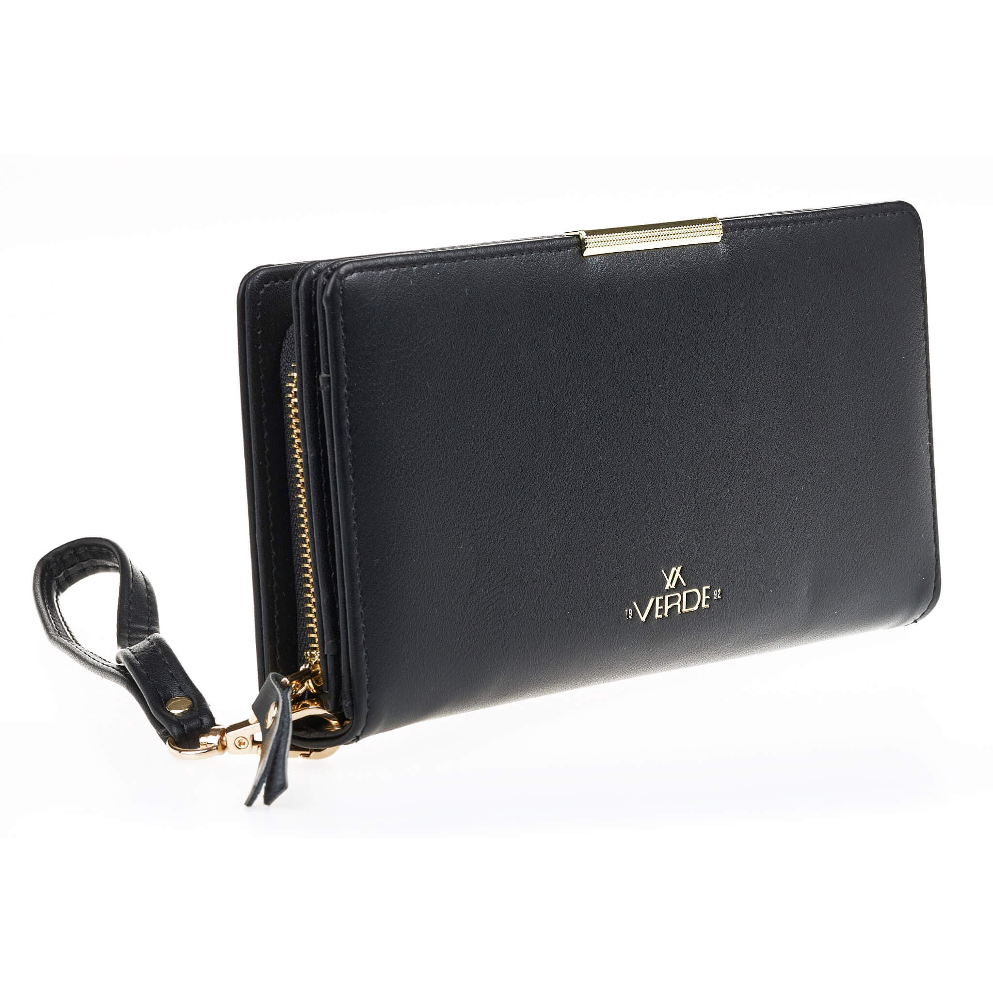 Verde Γυναικείο Πορτοφόλι 18-1395 Μαύρο