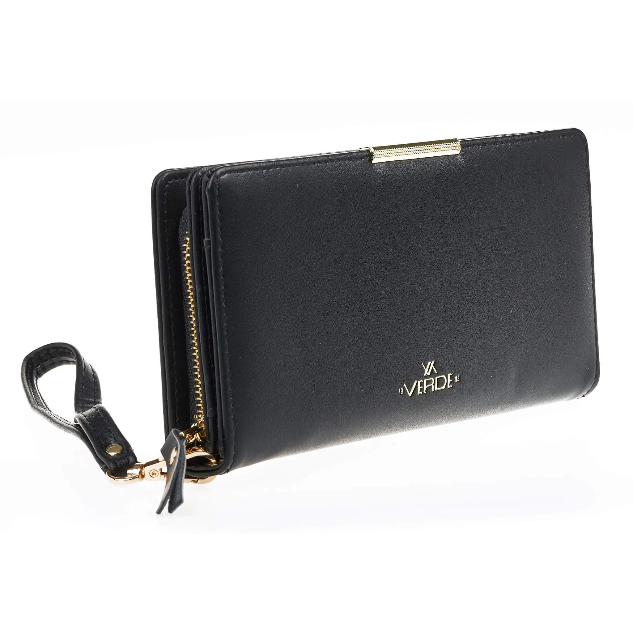 Verde Γυναικείο Πορτοφόλι 18-1395 Μαύρο