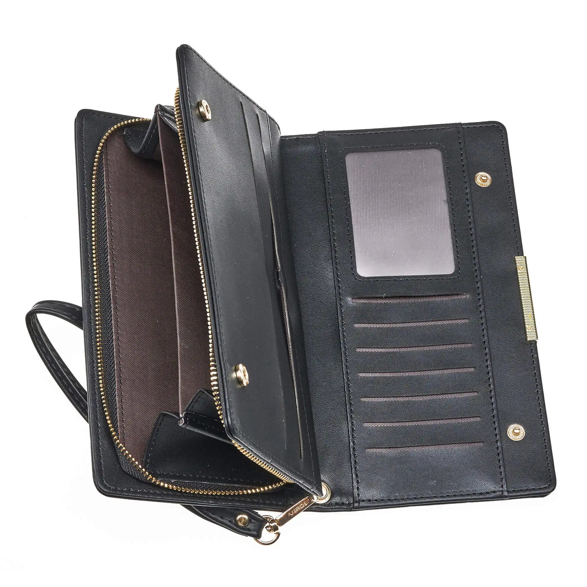 Verde Γυναικείο Πορτοφόλι 18-1395 Μαύρο