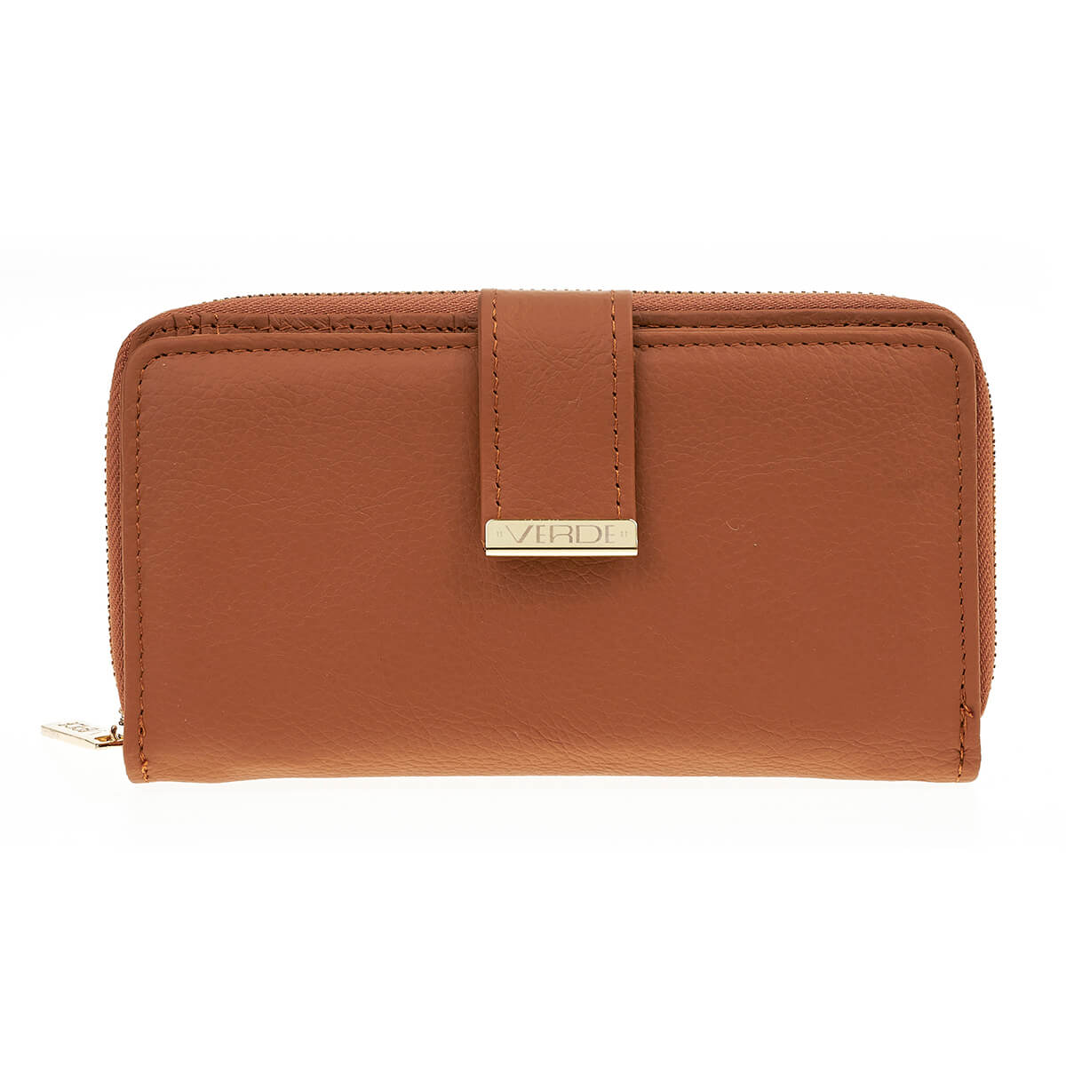 Verde Γυναικείο Πορτοφόλι 18-1402 Δερμάτινο Καμηλό