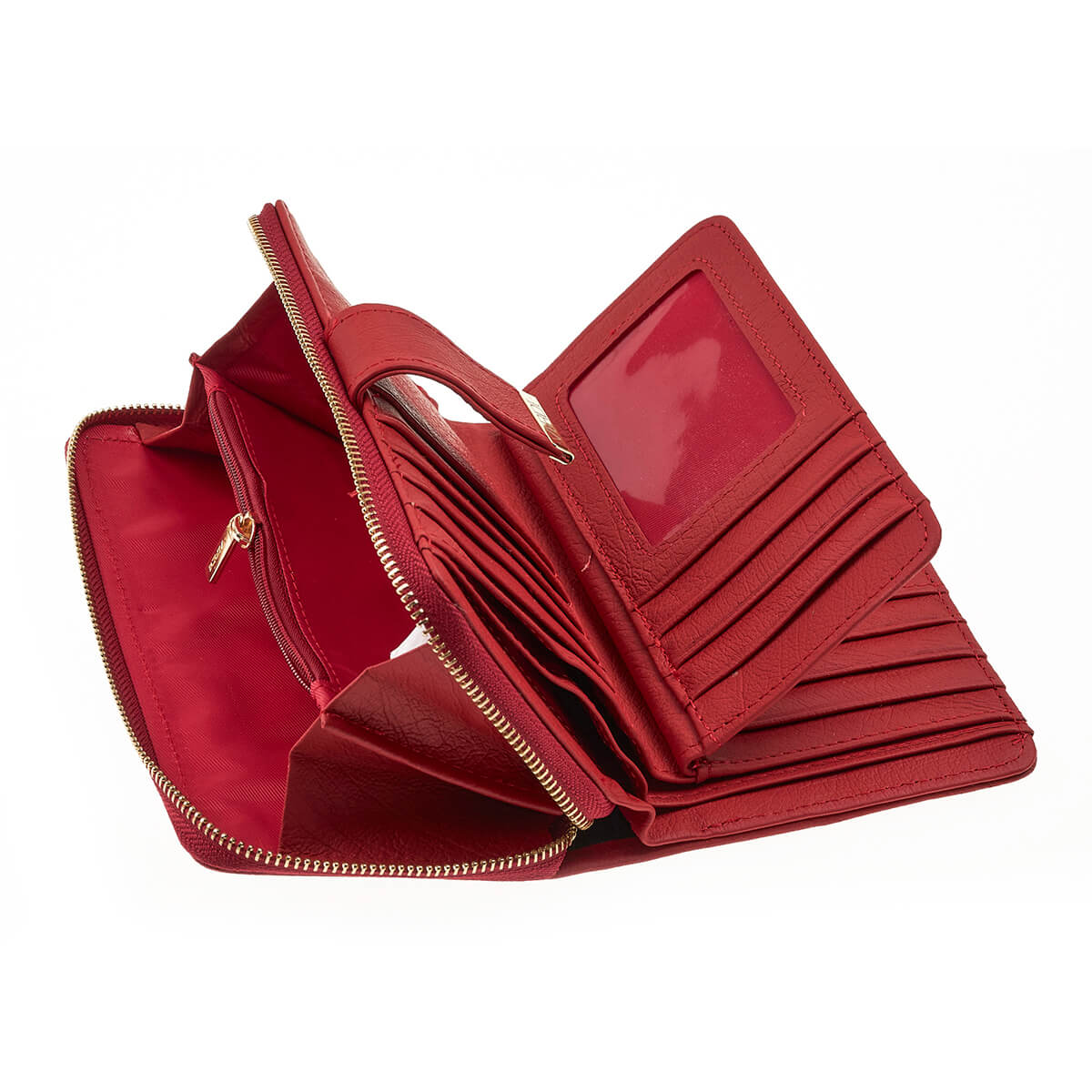 Verde Γυναικείο Πορτοφόλι 18-1402 Κόκκινο