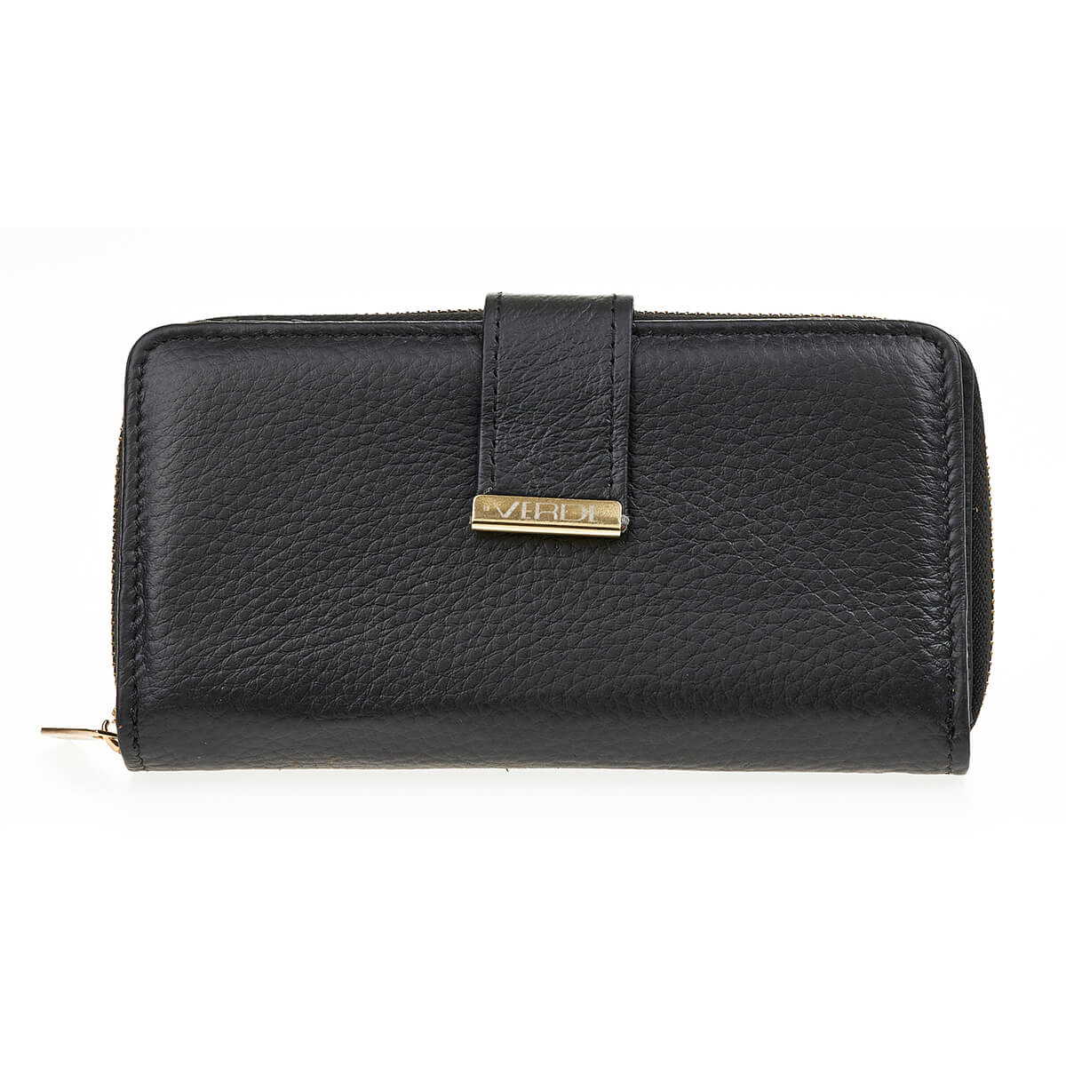 Verde Γυναικείο Πορτοφόλι 18-1402 Δερμάτινο Μαύρο
