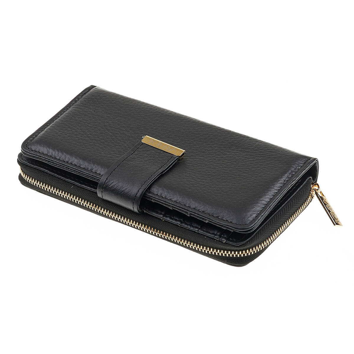 Verde Γυναικείο Πορτοφόλι 18-1402 Δερμάτινο Μαύρο