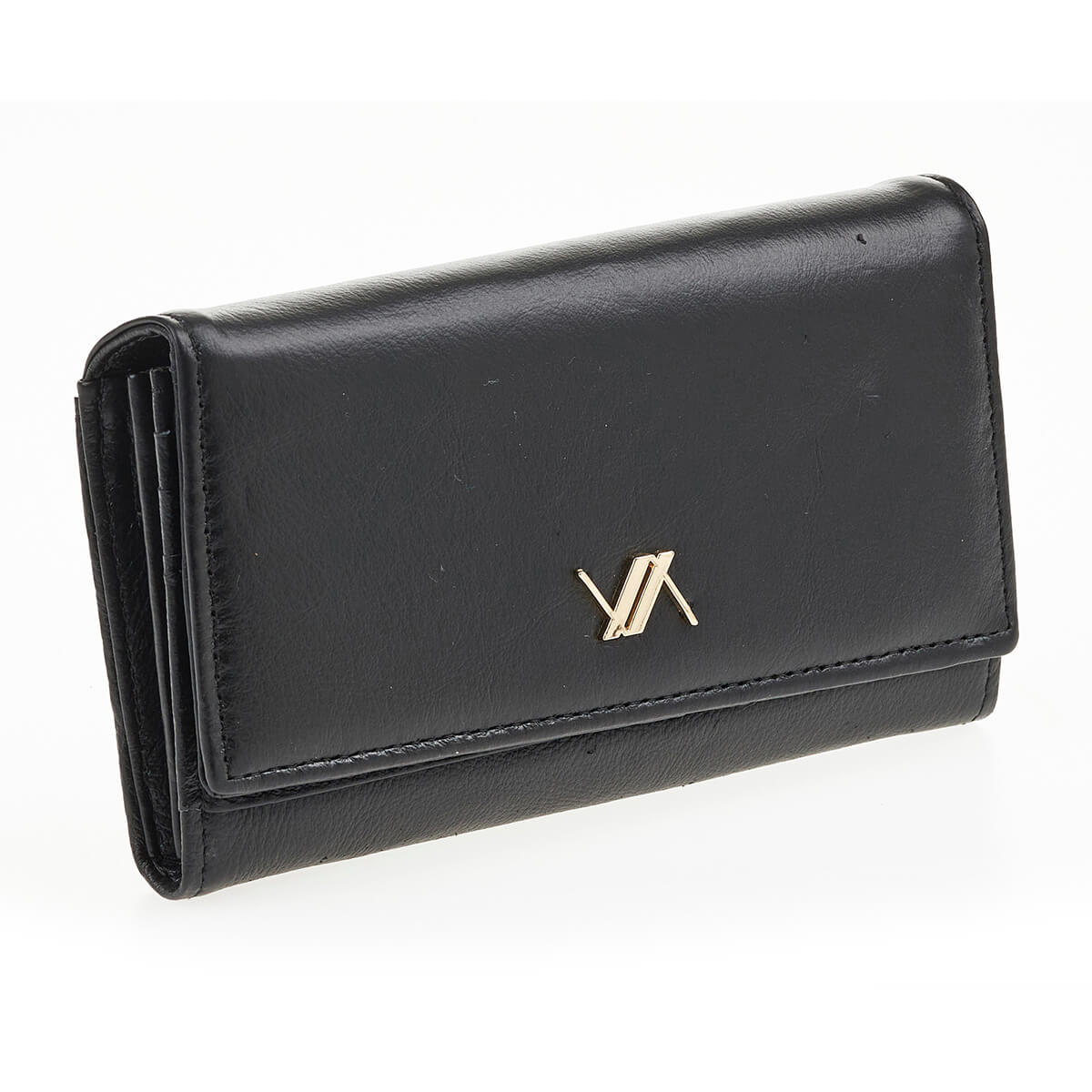 Verde Γυναικείο Πορτοφόλι 18-1403 Δερμάτινο Μαύρο