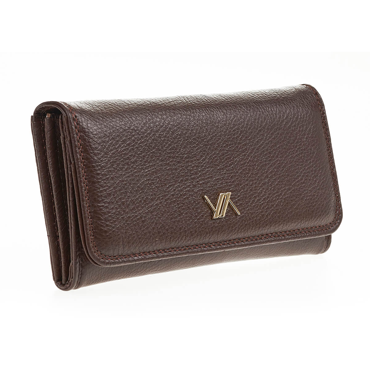 Verde Γυναικείο Πορτοφόλι 18-1404 Δερμάτινο Καφέ