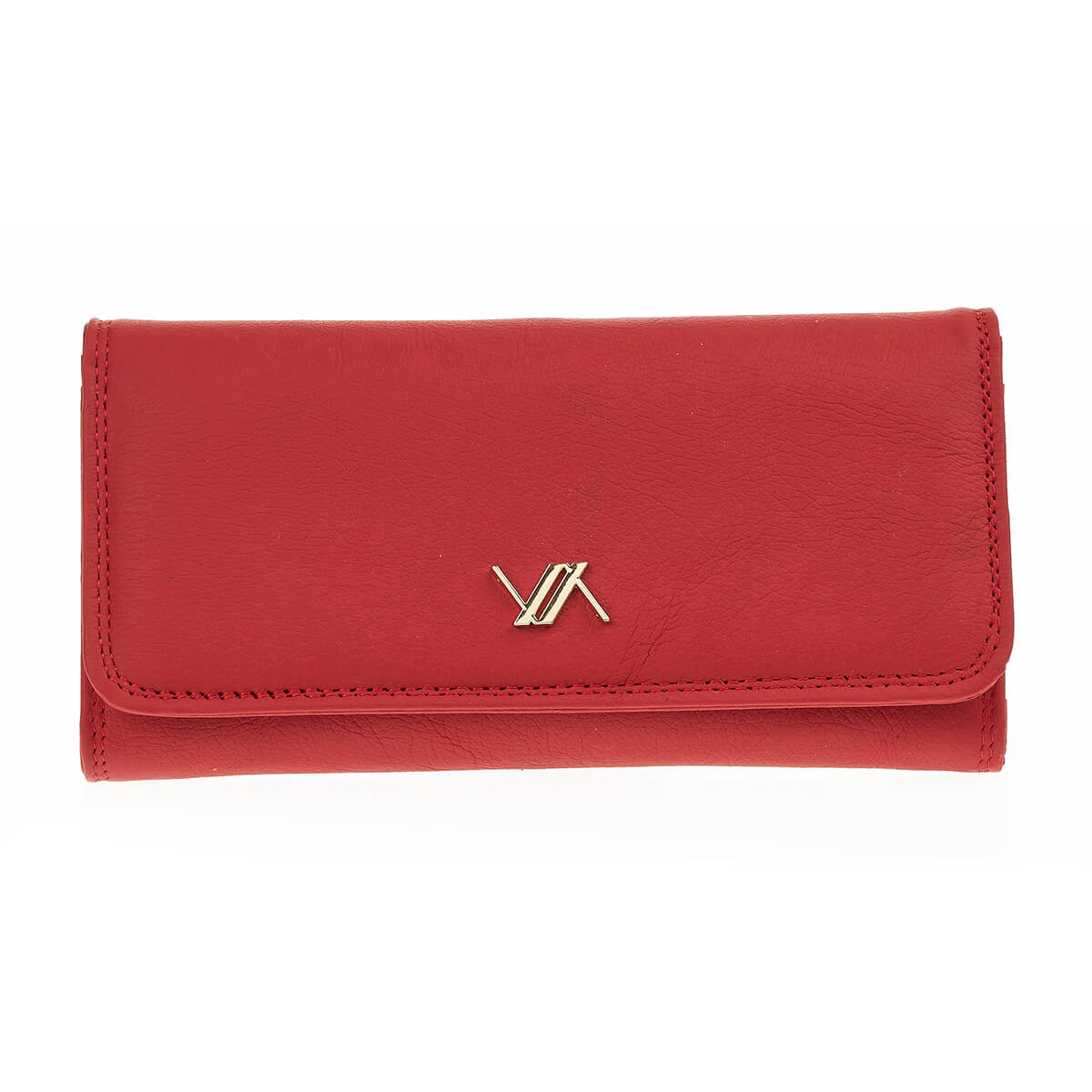 Verde Γυναικείο Πορτοφόλι 18-1404 Δερμάτινο Κόκκινο