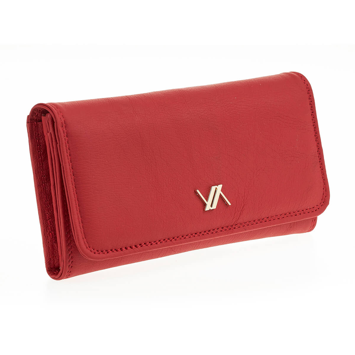 Verde Γυναικείο Πορτοφόλι 18-1404 Δερμάτινο Κόκκινο
