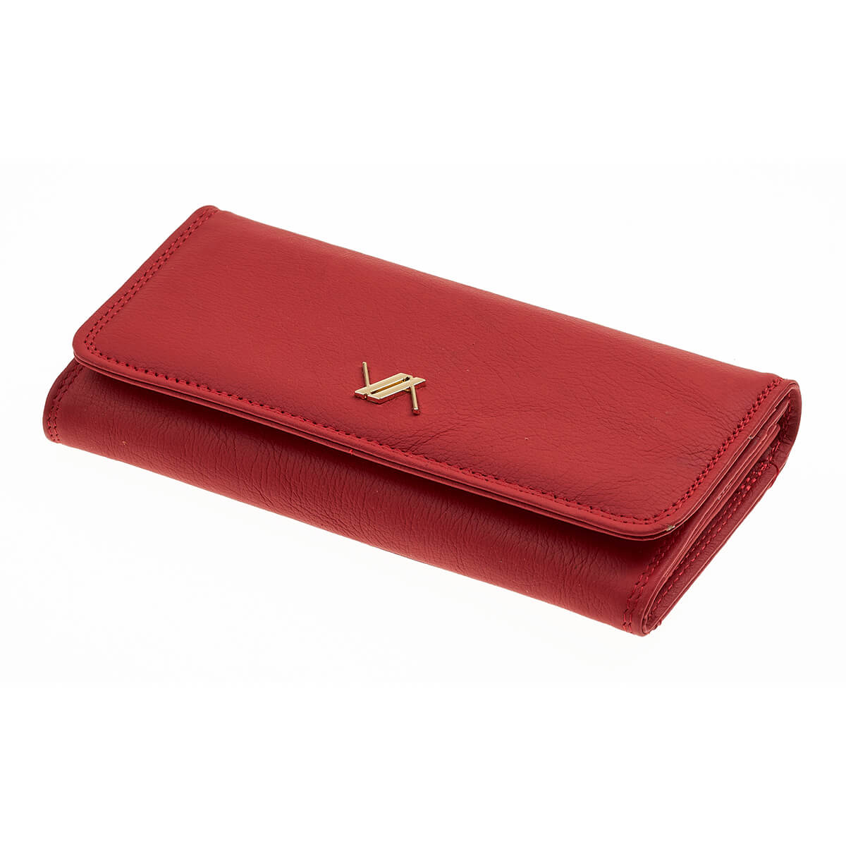 Verde Γυναικείο Πορτοφόλι 18-1404 Δερμάτινο Κόκκινο