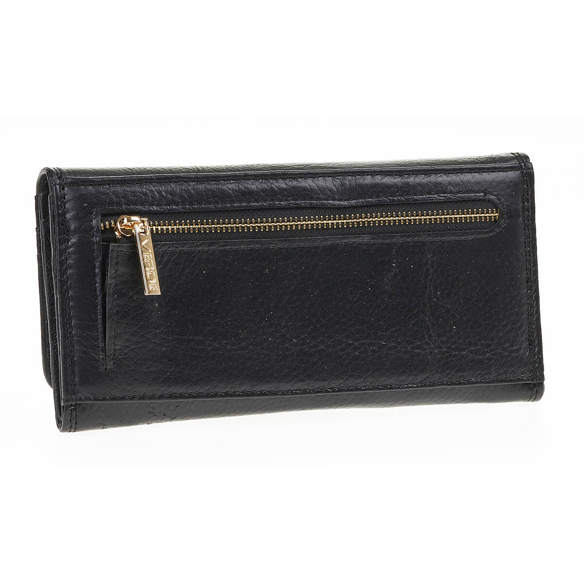 Verde Γυναικείο Πορτοφόλι 18-1404 Δερμάτινο Μαύρο