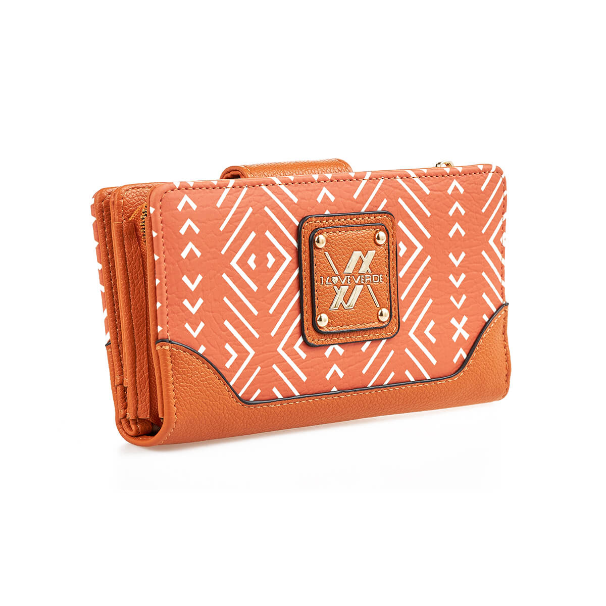 Verde Γυναικείο Πορτοφόλι 18-1416 Πορτοκαλί