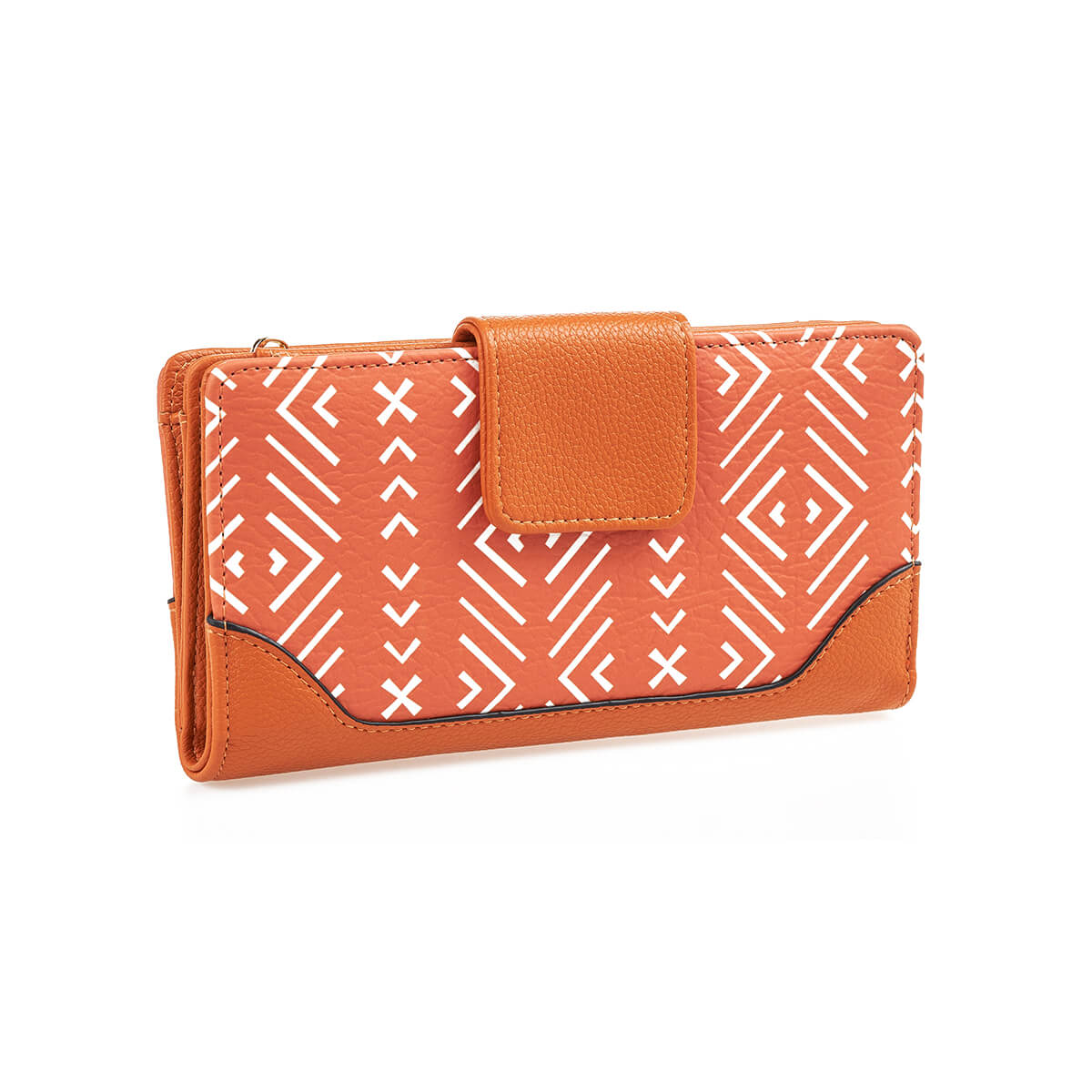 Verde Γυναικείο Πορτοφόλι 18-1416 Πορτοκαλί