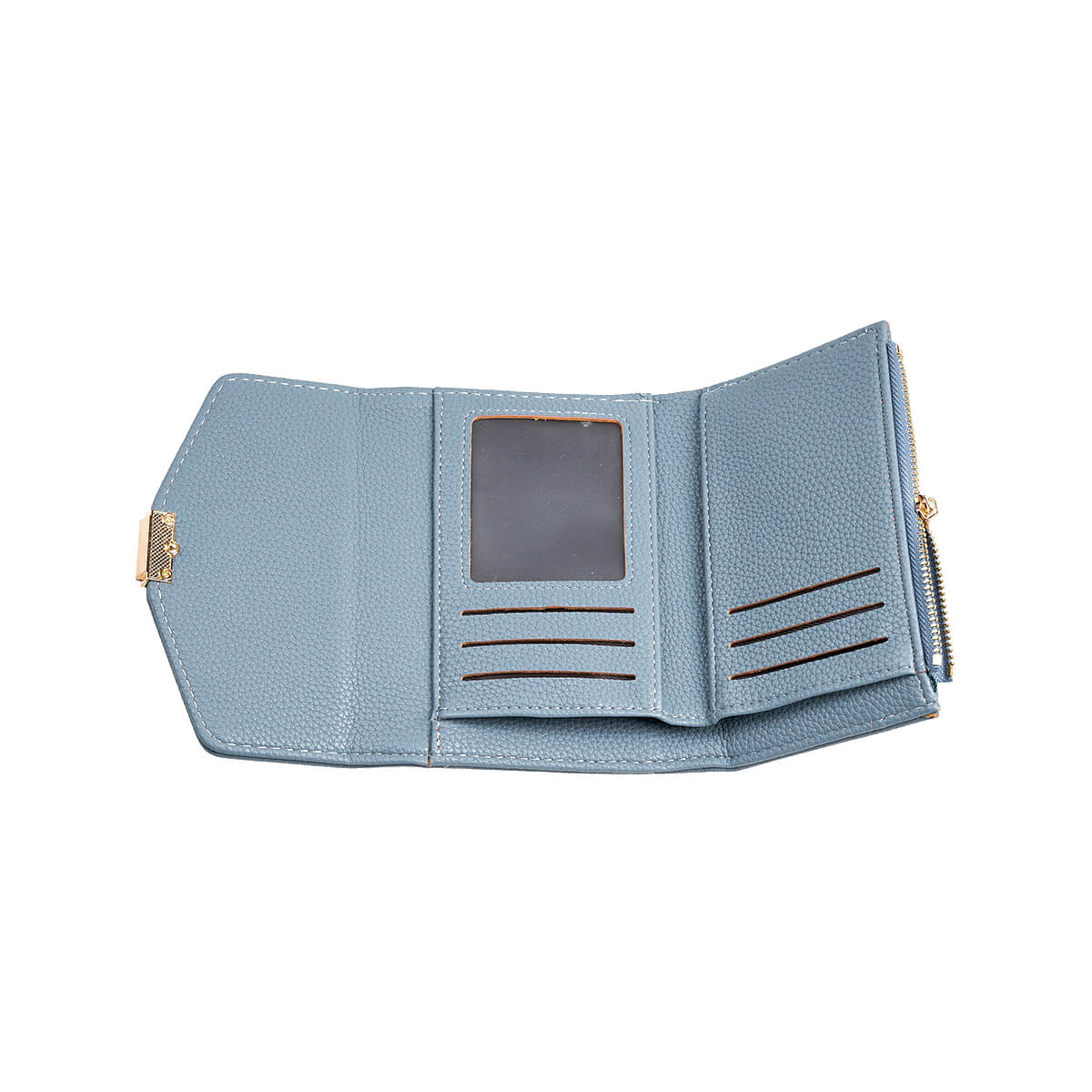 Verde Γυναικείο Πορτοφόλι 18-1433 Ανοιχτό Μπλε
