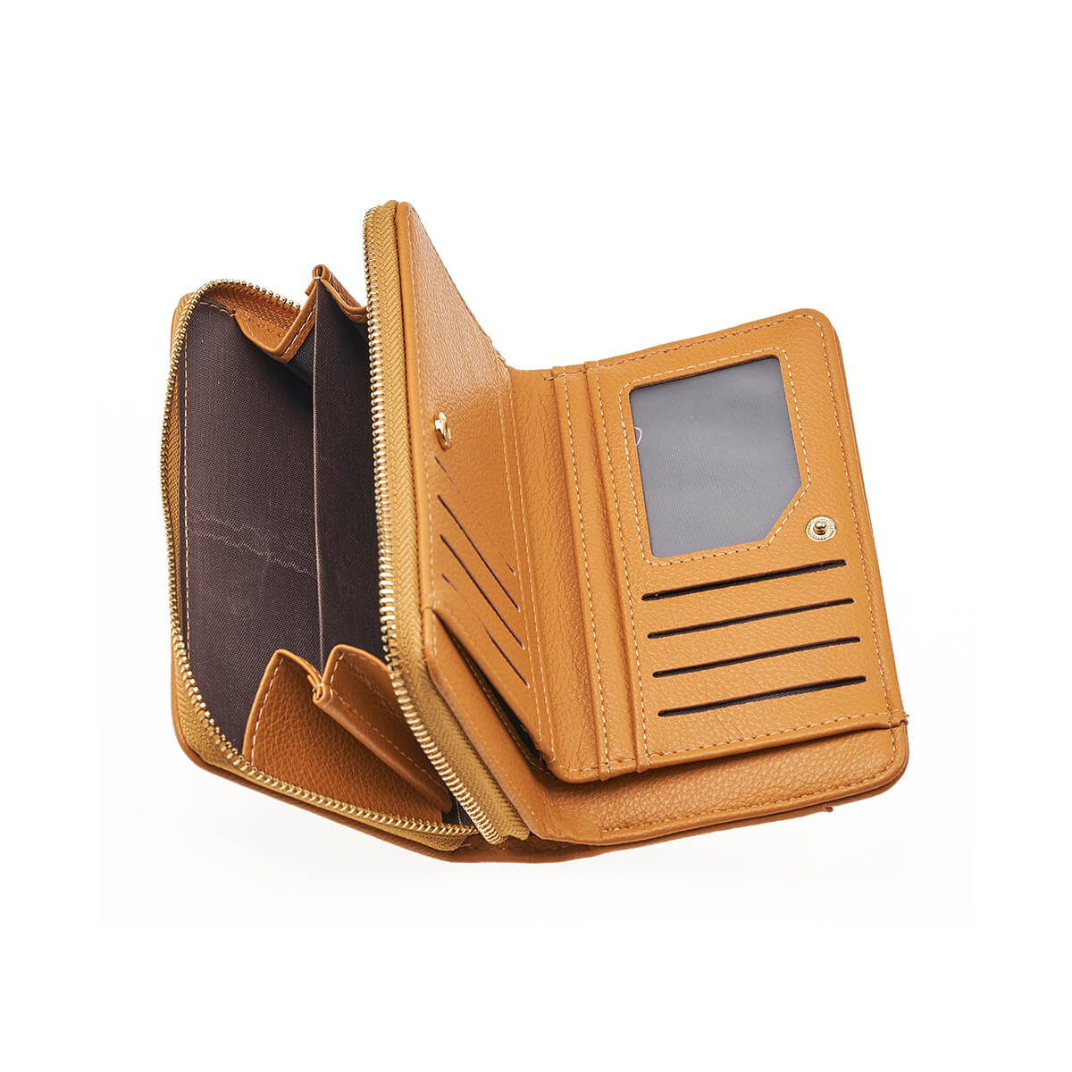 Verde Γυναικείο Πορτοφόλι 18-1437 Καμηλό