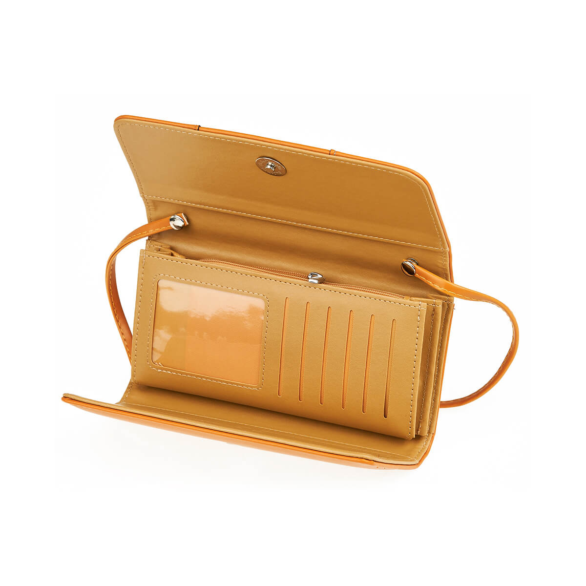 Verde Γυναικείο Πορτοφόλι 18-1438 Καμηλό