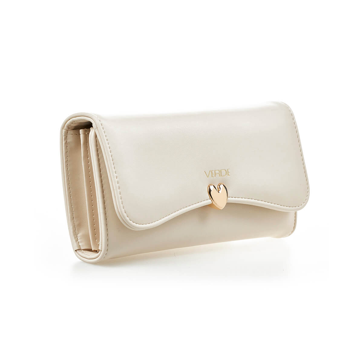 Verde Γυναικείο Πορτοφόλι 18-1440 Εκρού