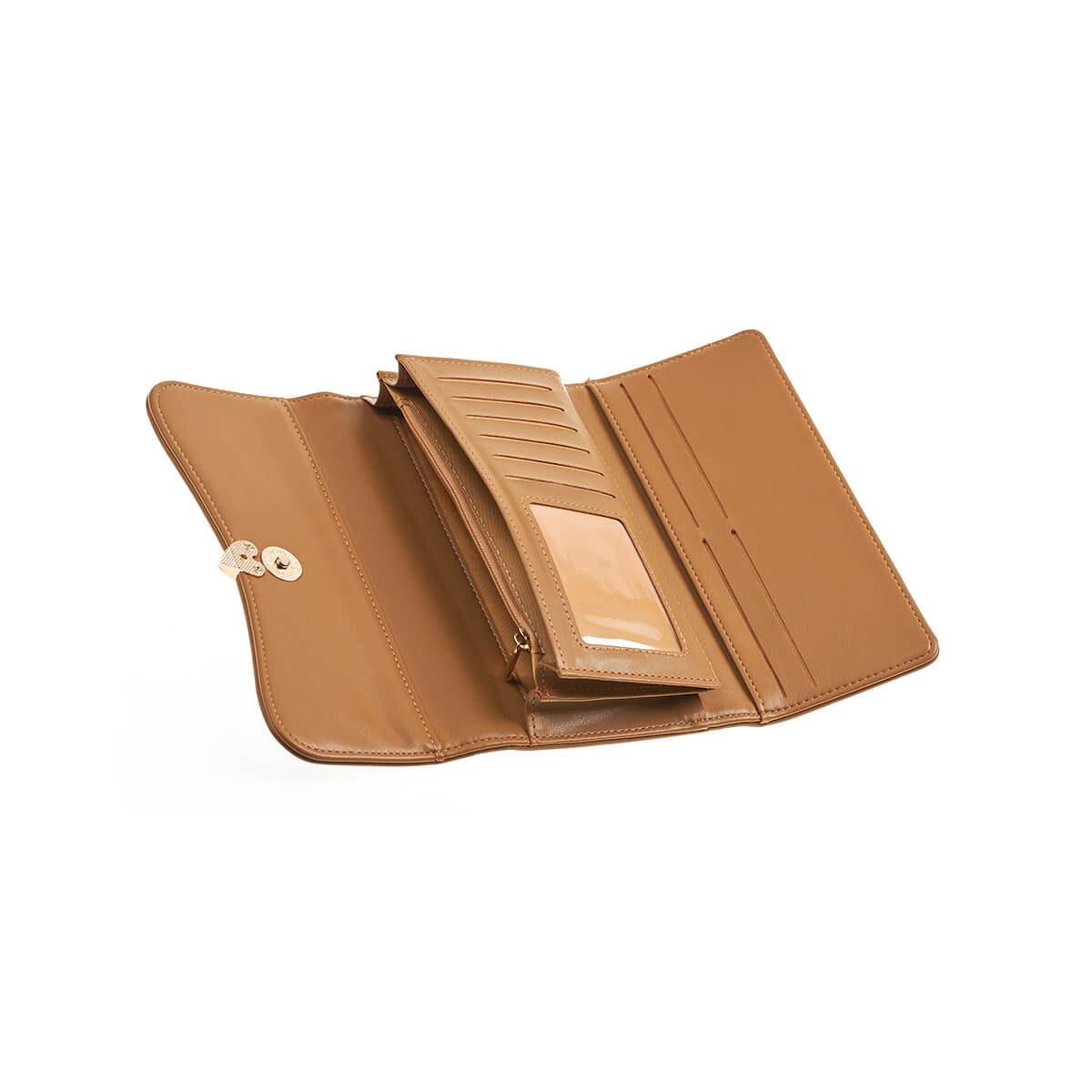 Verde Γυναικείο Πορτοφόλι 18-1440 Καμηλό