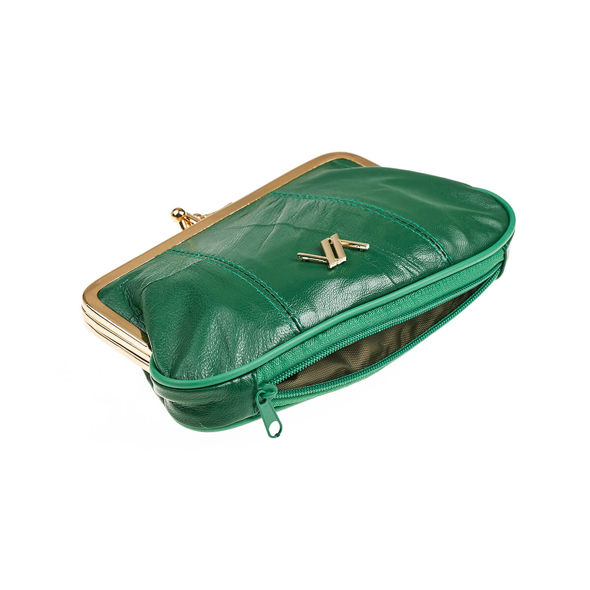 Verde Γυναικείο Πορτοφόλι 18-1444 απο Δέρμα Πράσινο