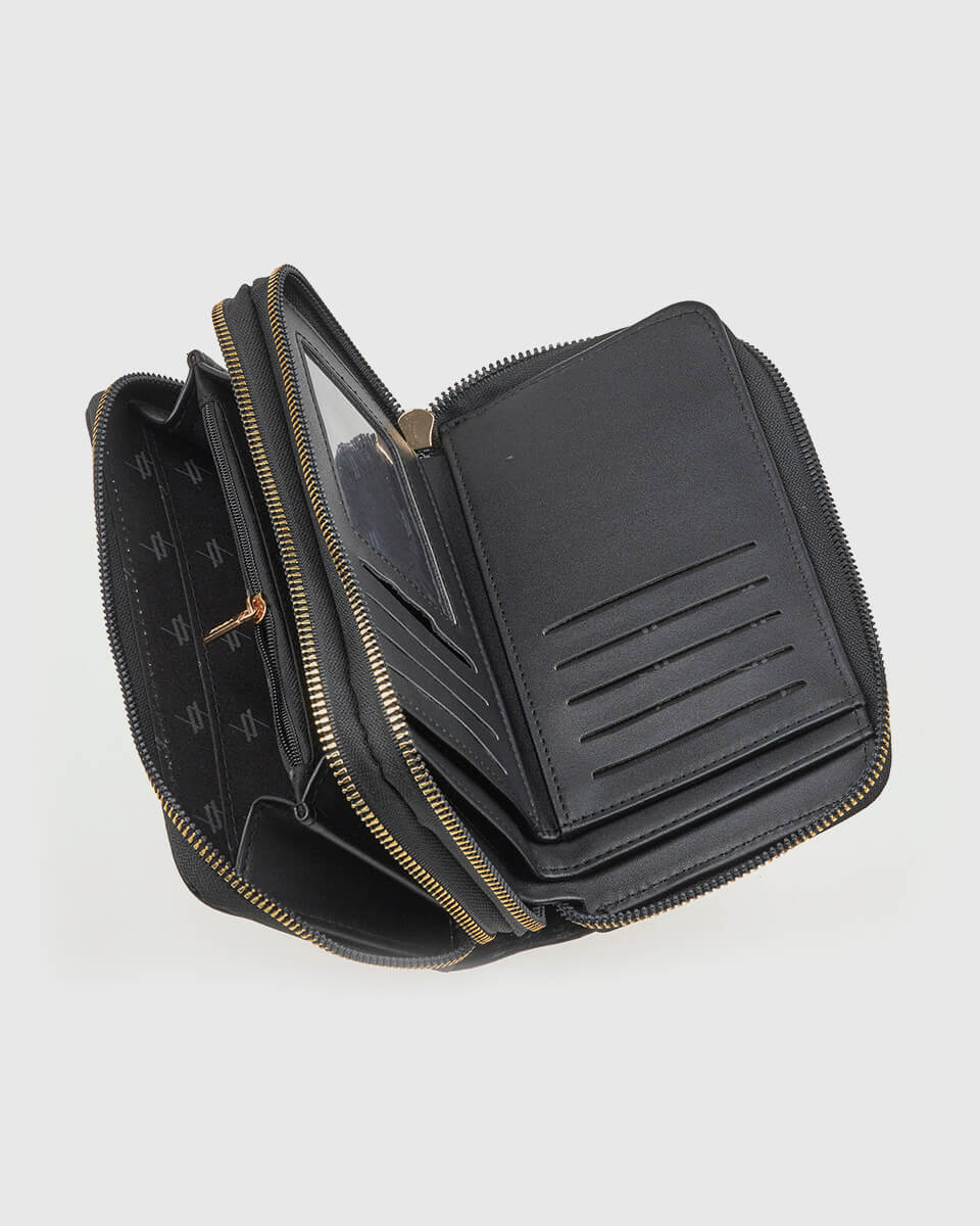 VERDE ΓΥΝΑΙΚΕΙΟ ΠΟΡΤΟΦΟΛΙ 18-1525 ΜΑΥΡΟ