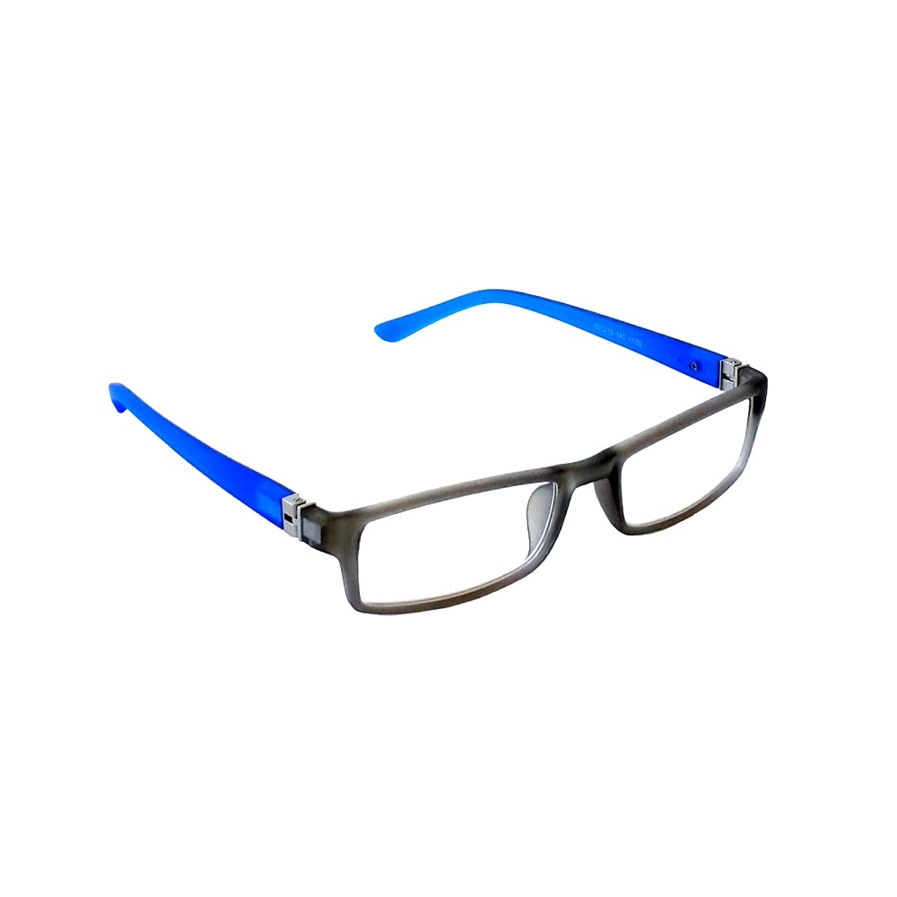 Γυαλιά πρεσβυωπίας με ευέλικτες ελαστικές αρθρώσεις που ανοίγουν τους βραχίονες μέχρι 180 μοίρες , Γκρι με μπλε