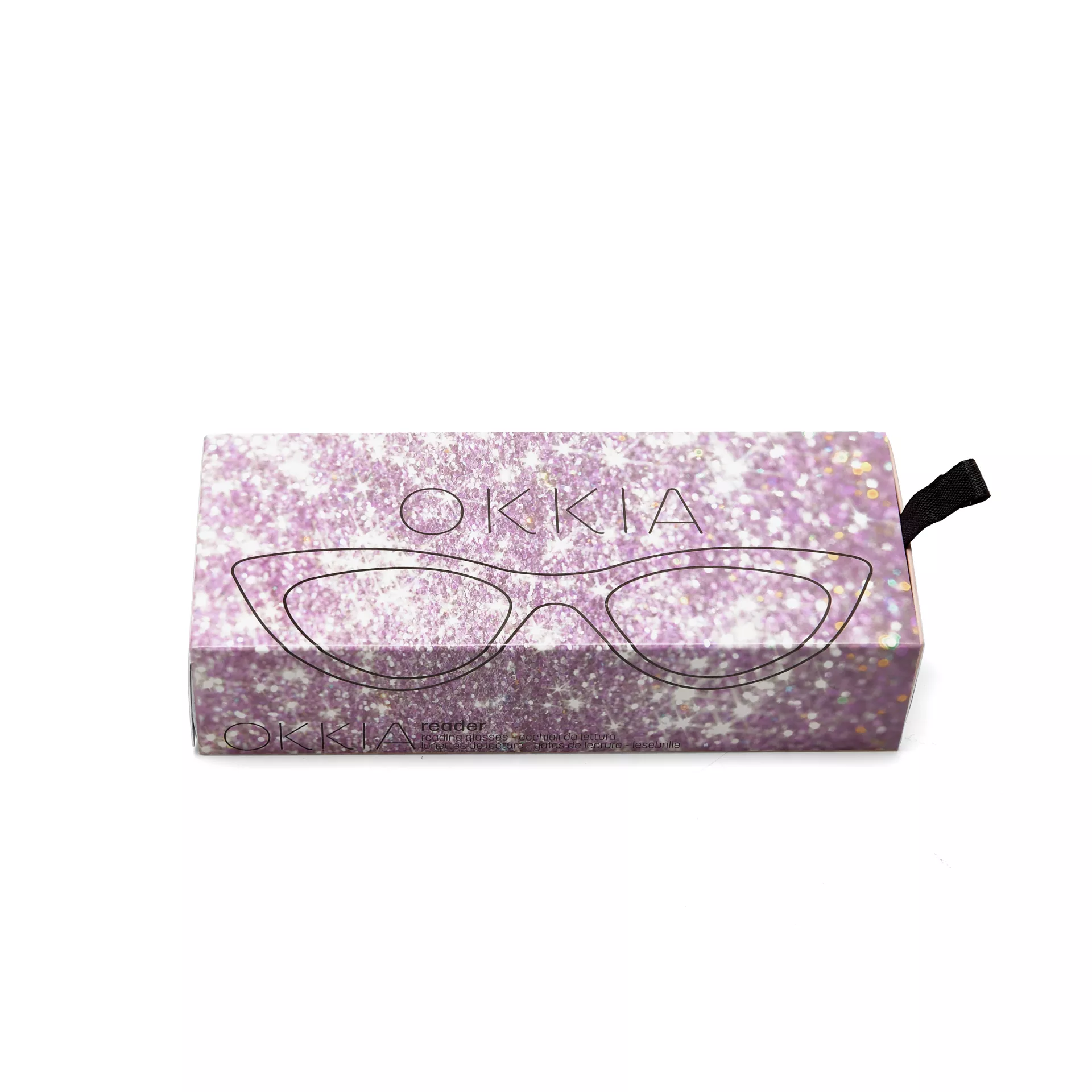 Γυαλιά διαβάσματος πρεσβυωπίας okkia Adriana Small Cat Eye - Glitter pink