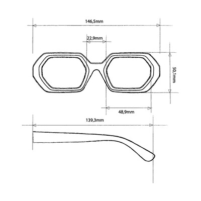 Okkia Γυναικεία γυαλιά ηλίου Andrea – Transparent Yellow