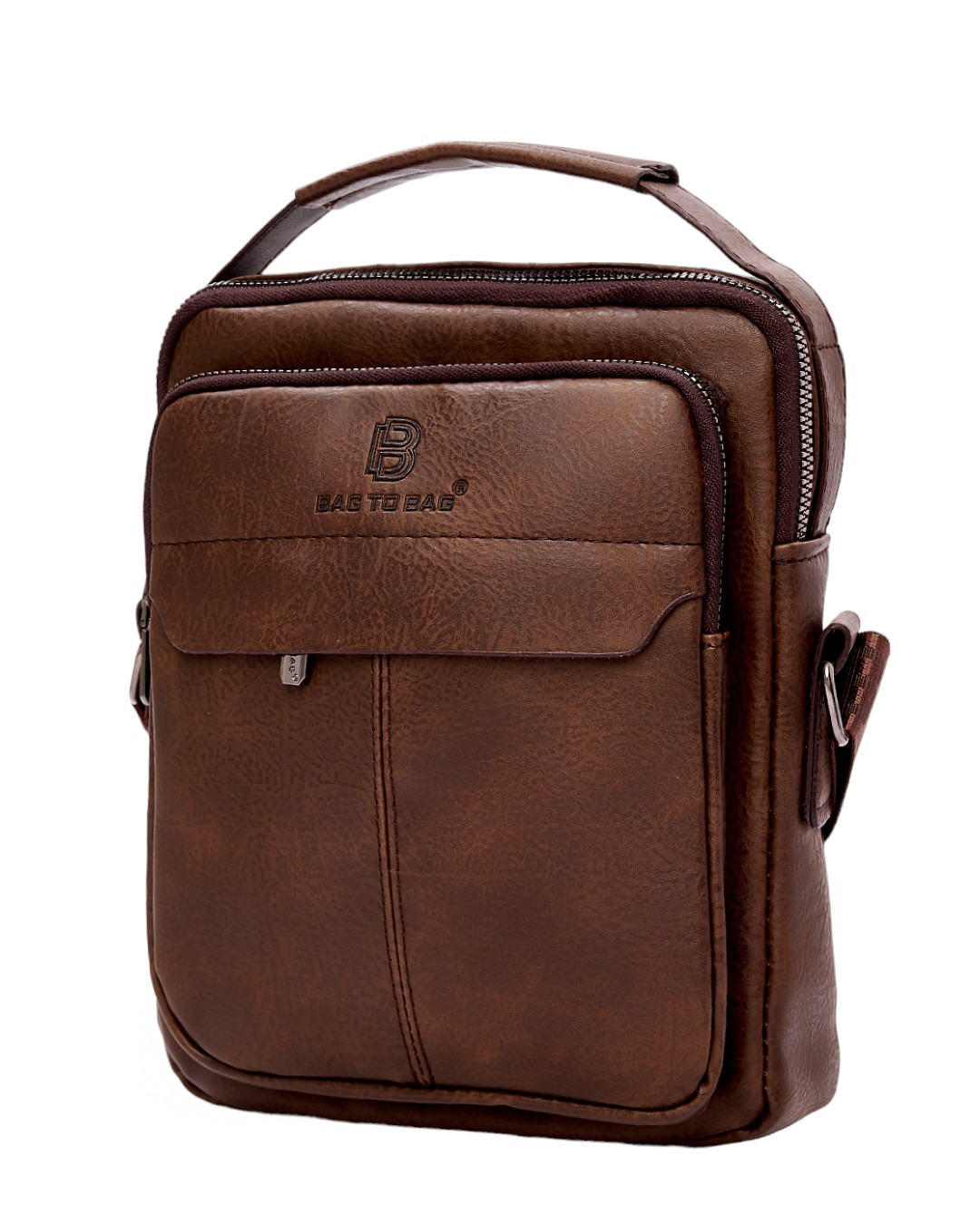 Τσαντάκι χιαστί -1828-2 – Καφέ