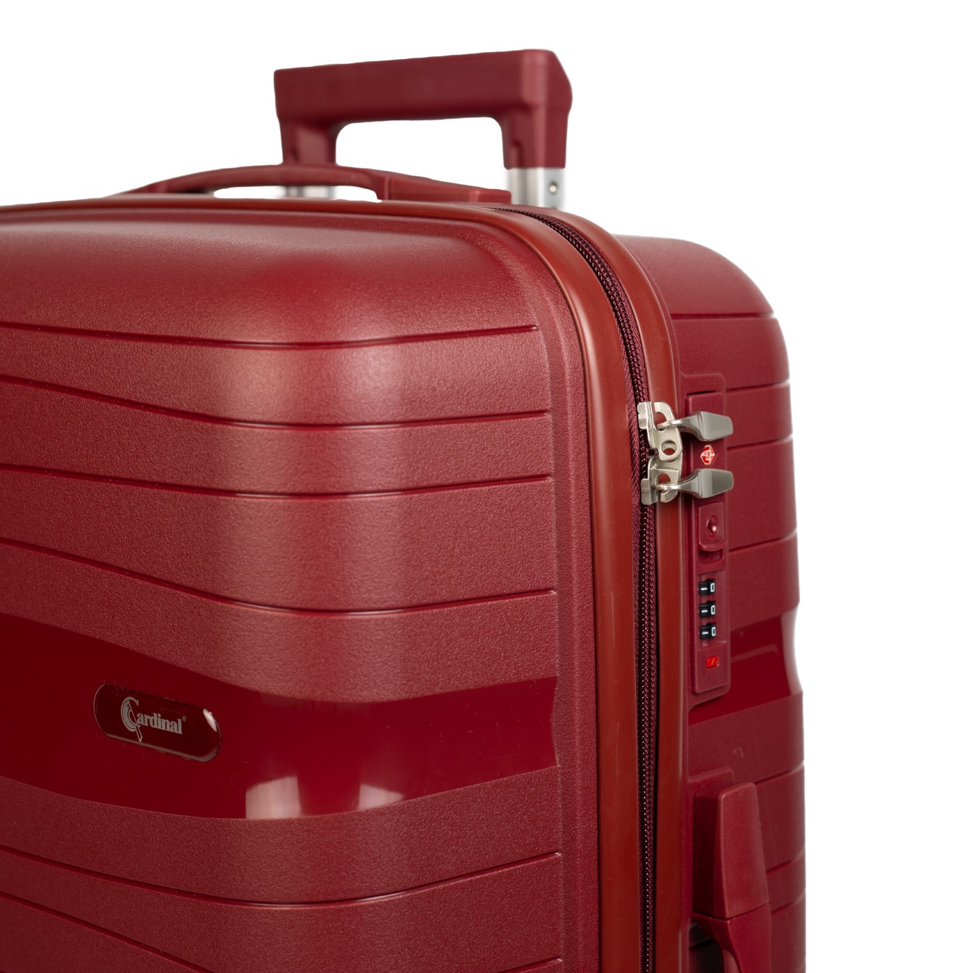 Βαλίτσα trolley Cardinal (PP) μεσαία 2014/60cm μπορντό